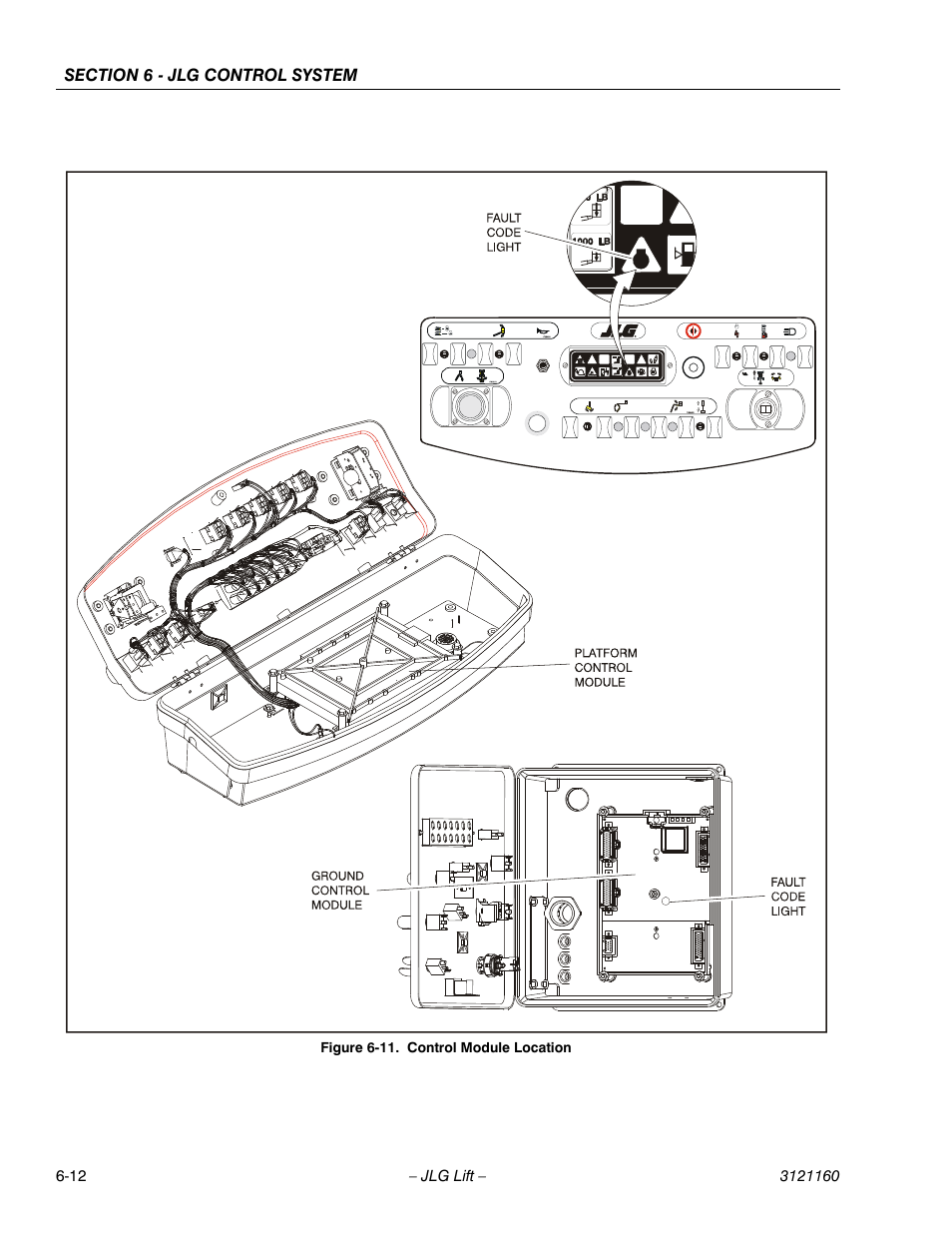 Control module location -12 | JLG 740AJ Service Manual User Manual | Page 328 / 408