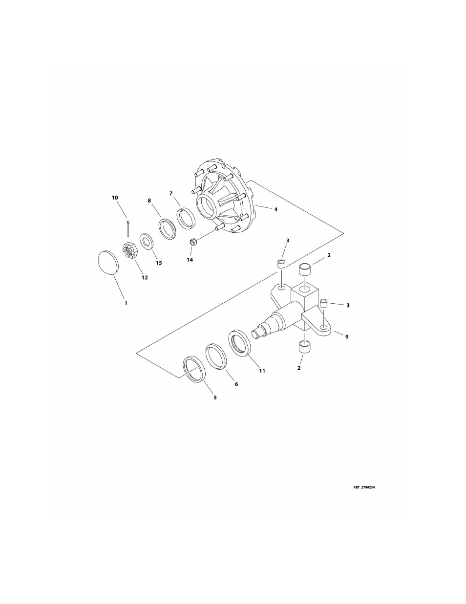 Figure 1-8. hub assembly | JLG M4069 Parts Manual User Manual | Page 26 / 364