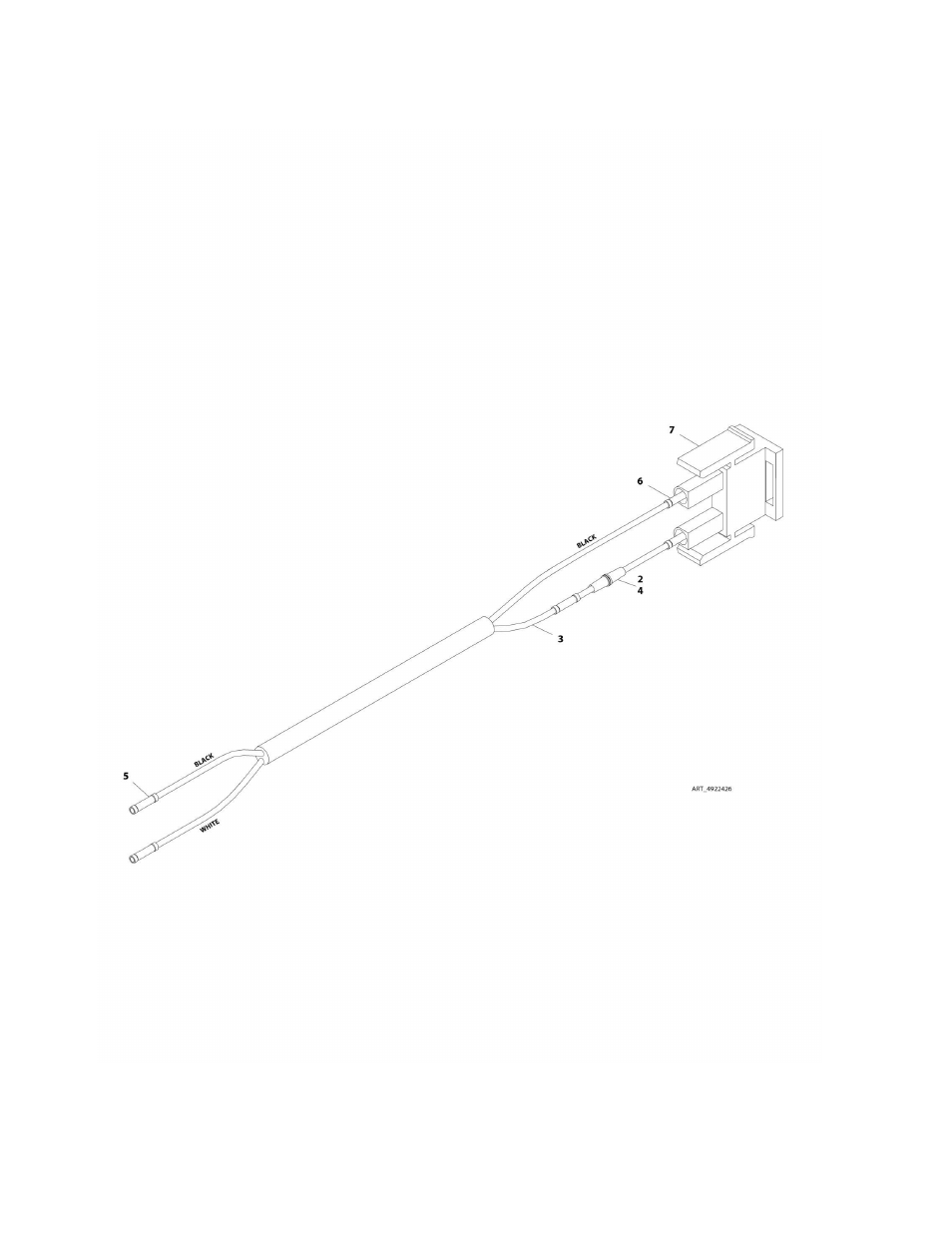 Figure 8-10. beacon light harness | JLG M4069 Parts Manual User Manual | Page 260 / 364