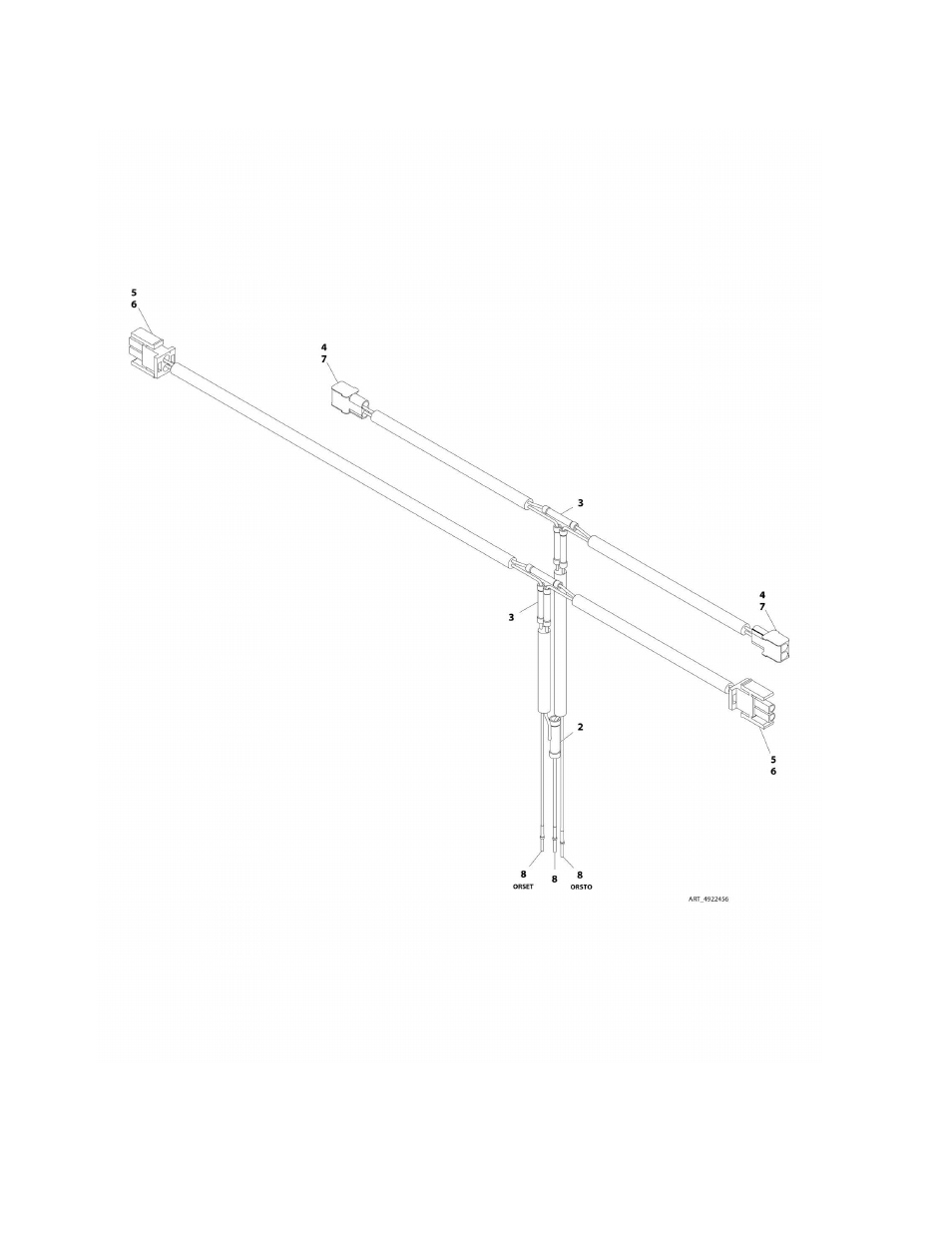 Figure 8-26. leveling jack harness | JLG M4069 Parts Manual User Manual | Page 292 / 364