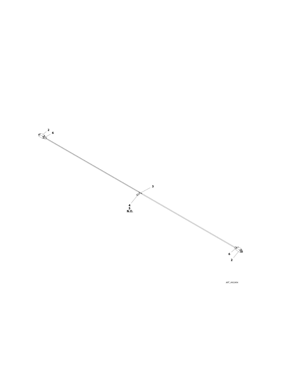 Figure 8-28. leveling jack n.o. harness | JLG M4069 Parts Manual User Manual | Page 296 / 364
