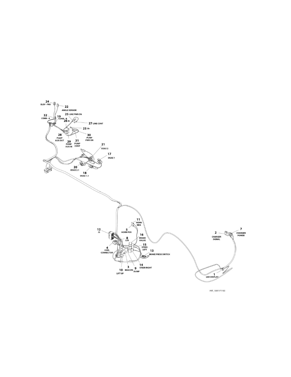 Figure 8-43. valve harness | JLG M4069 Parts Manual User Manual | Page 326 / 364