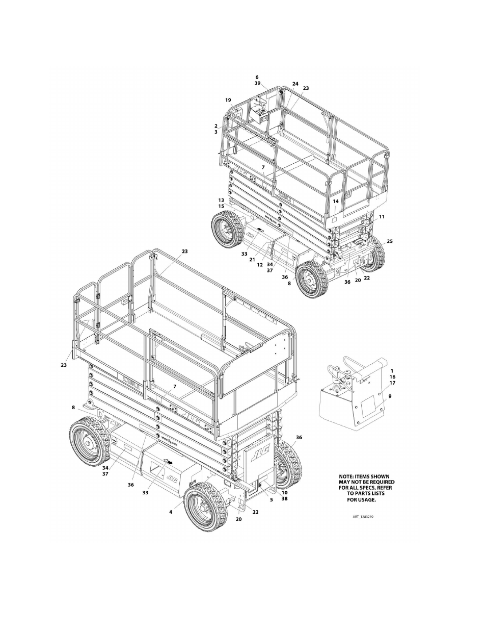 JLG M4069 Parts Manual User Manual | Page 332 / 364