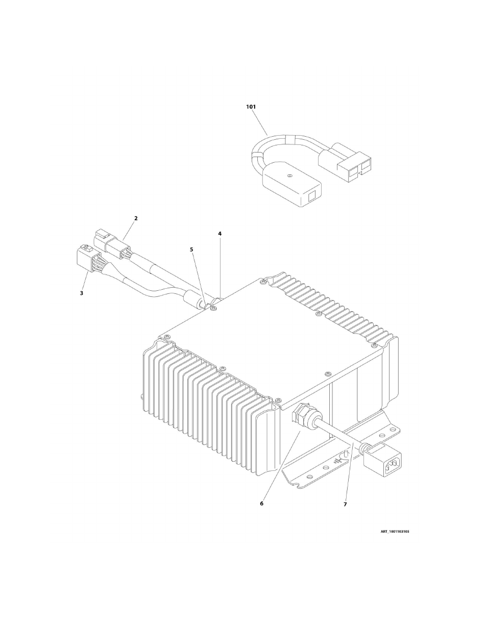 Figure 1-27. battery charger assembly | JLG M4069 Parts Manual User Manual | Page 66 / 364