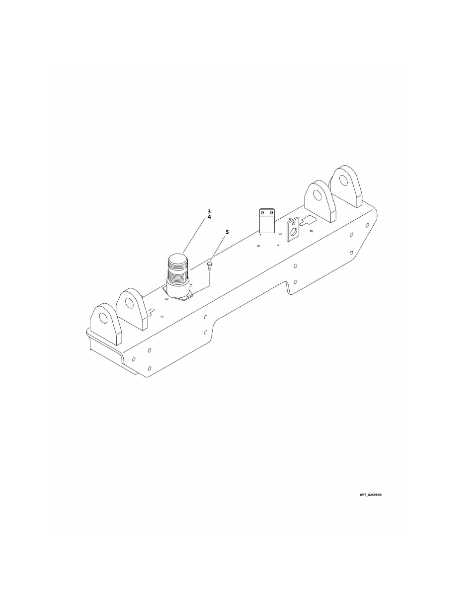 Figure 1-30. beacon installation | JLG M4069 Parts Manual User Manual | Page 72 / 364