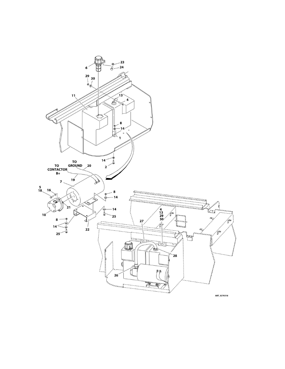 Figure 2-3. hydraulic compartment installation | JLG M4069 Parts Manual User Manual | Page 92 / 364