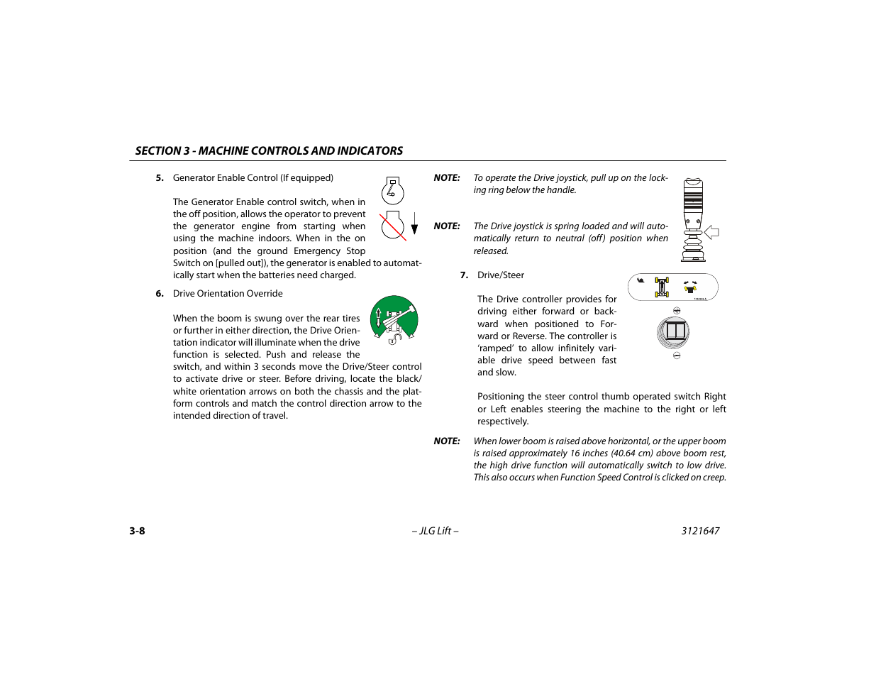 JLG M450 Operator Manual User Manual | Page 42 / 106