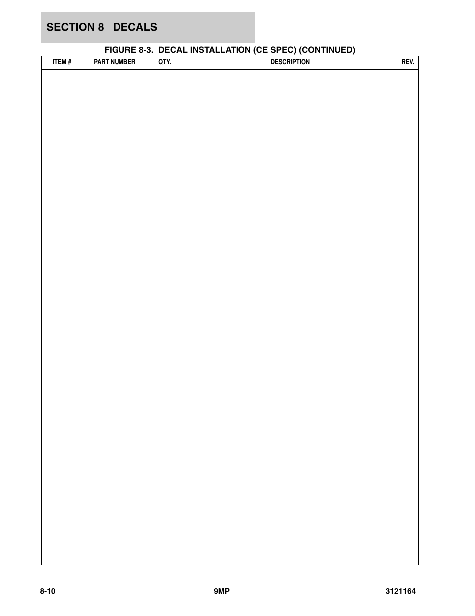 JLG 9MP Parts Manual User Manual | Page 56 / 64