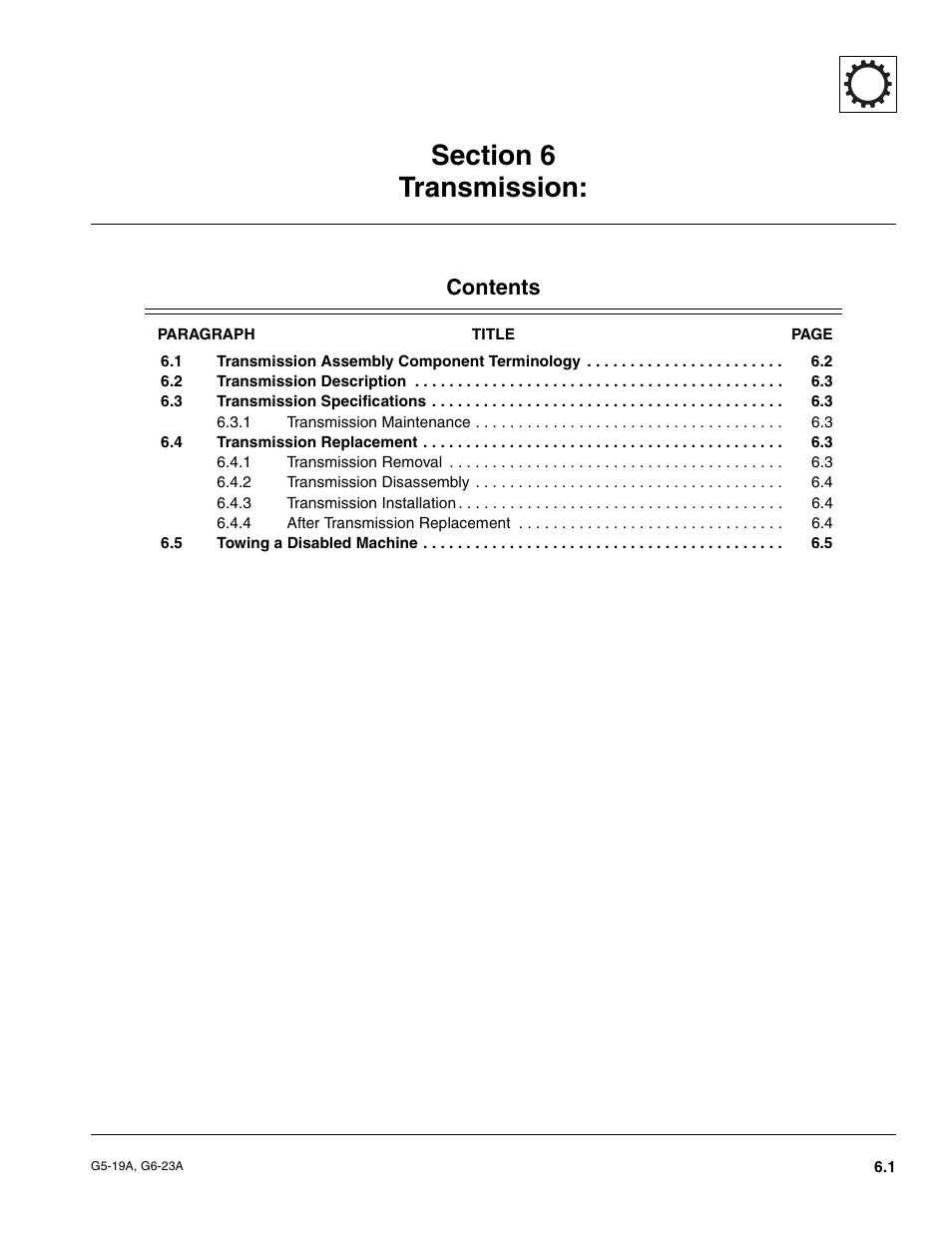 JLG G6-23A Service Manual User Manual | Page 55 / 122