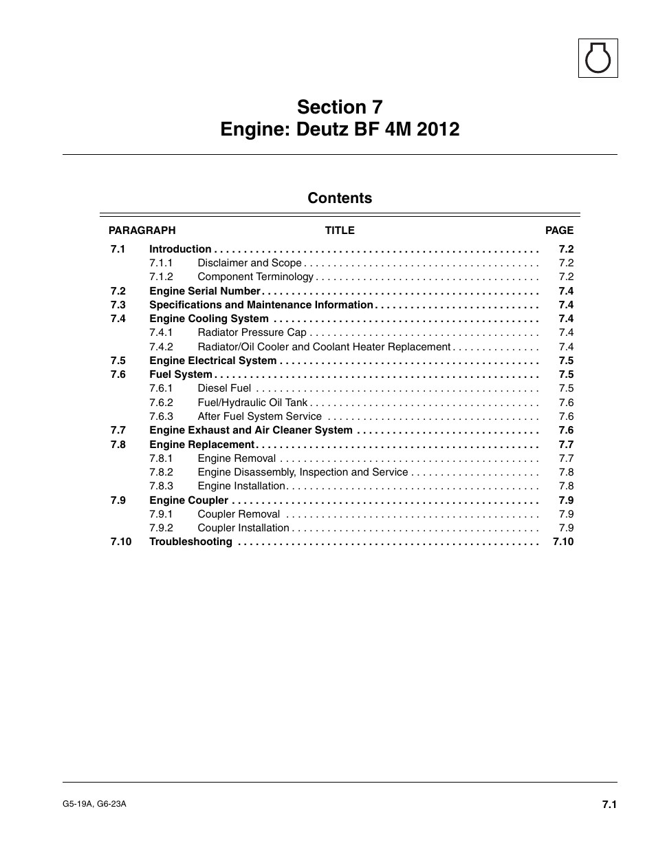 JLG G6-23A Service Manual User Manual | Page 61 / 122