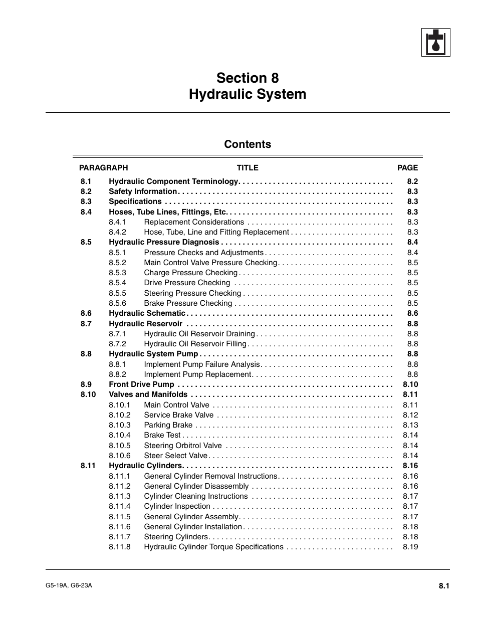 JLG G6-23A Service Manual User Manual | Page 71 / 122