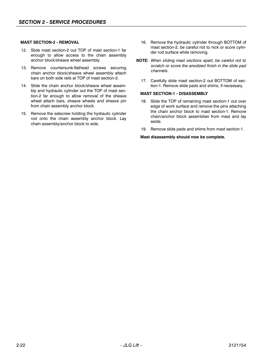 JLG 19BD Service Manual User Manual | Page 44 / 86