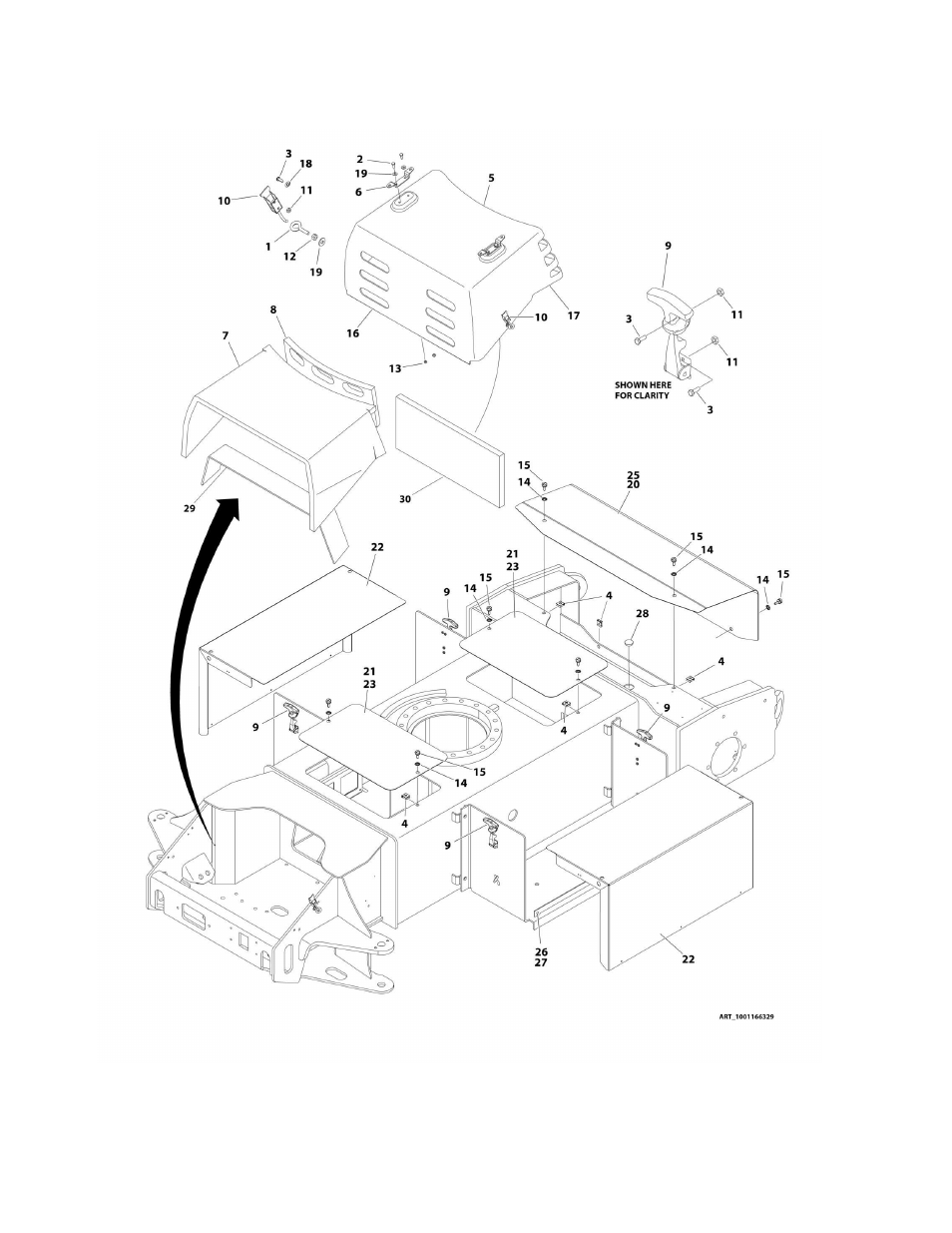 Figure 1-48. frame cover installation - m400ajpn | JLG M400 Parts Manual User Manual | Page 114 / 502