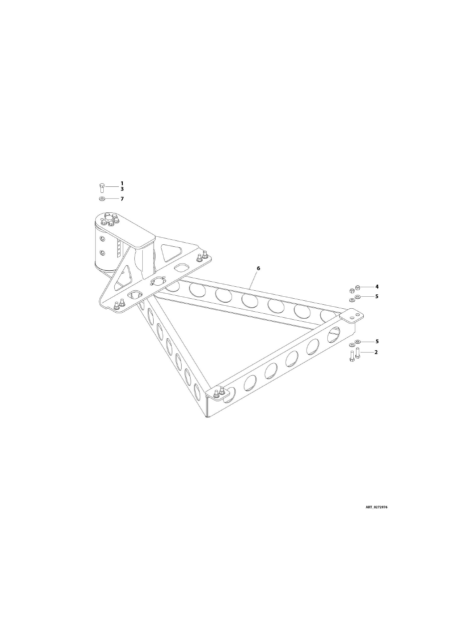 Figure 4-9. platform support installation | JLG M400 Parts Manual User Manual | Page 196 / 502