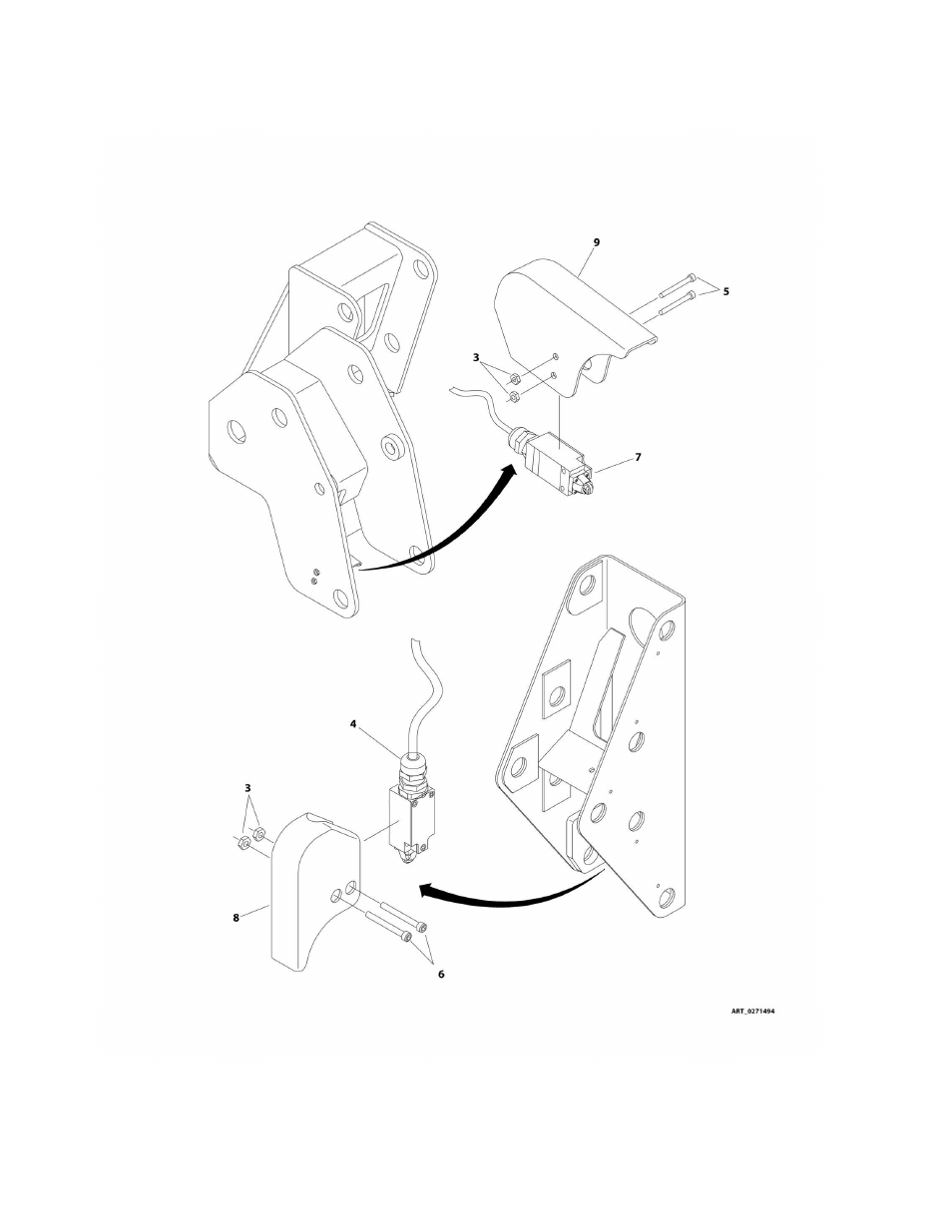 Figure 4-12. limit switches installation | JLG M400 Parts Manual User Manual | Page 202 / 502