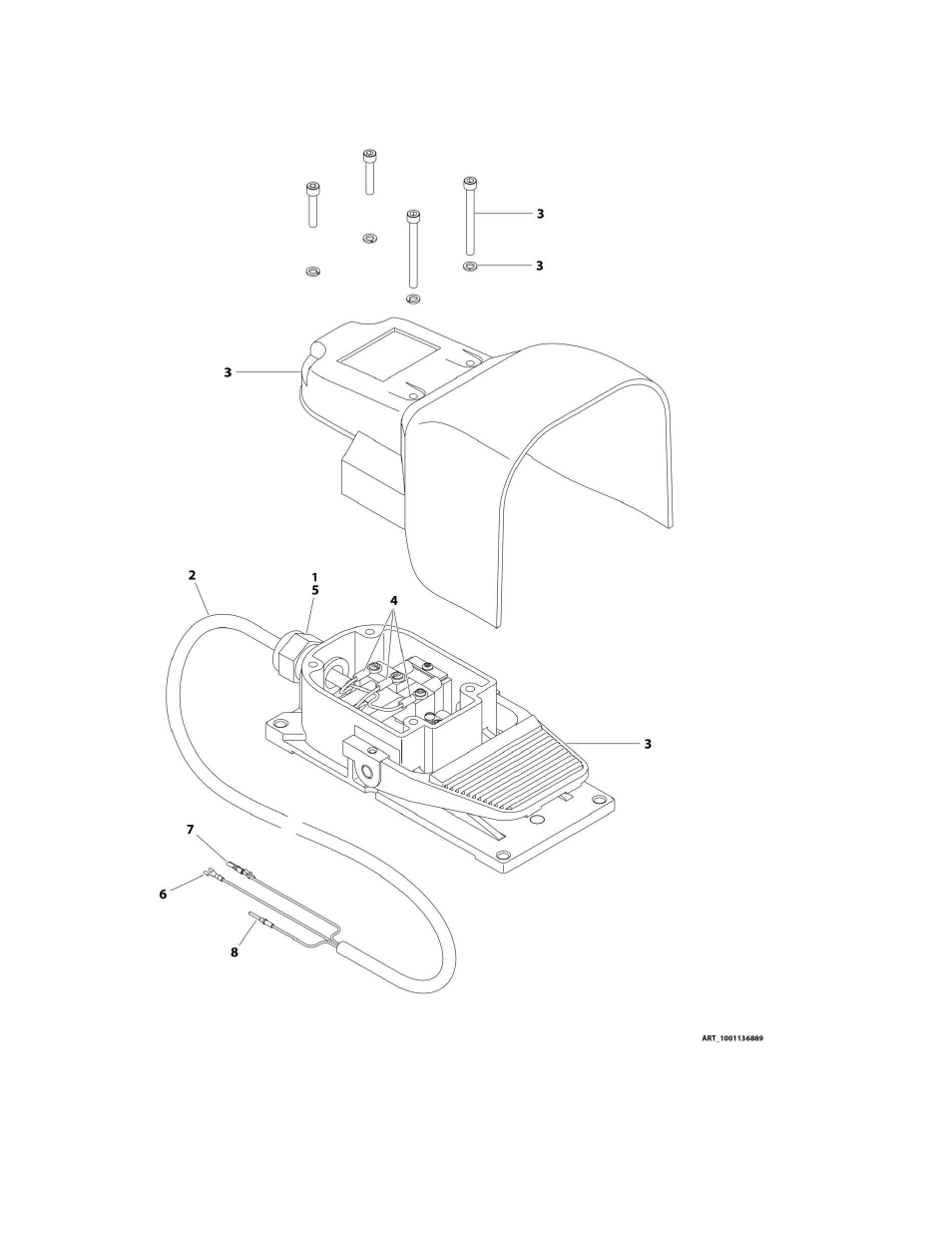 Figure 5-25. footswitch assembly | JLG M400 Parts Manual User Manual | Page 270 / 502