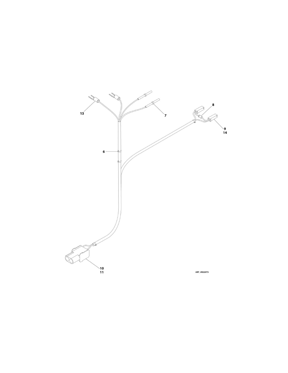 Figure 8-18. horn/beacon harness assembly | JLG M400 Parts Manual User Manual | Page 356 / 502