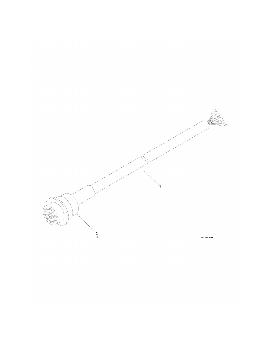 Figure 8-23. tower boom harness assembly | JLG M400 Parts Manual User Manual | Page 366 / 502