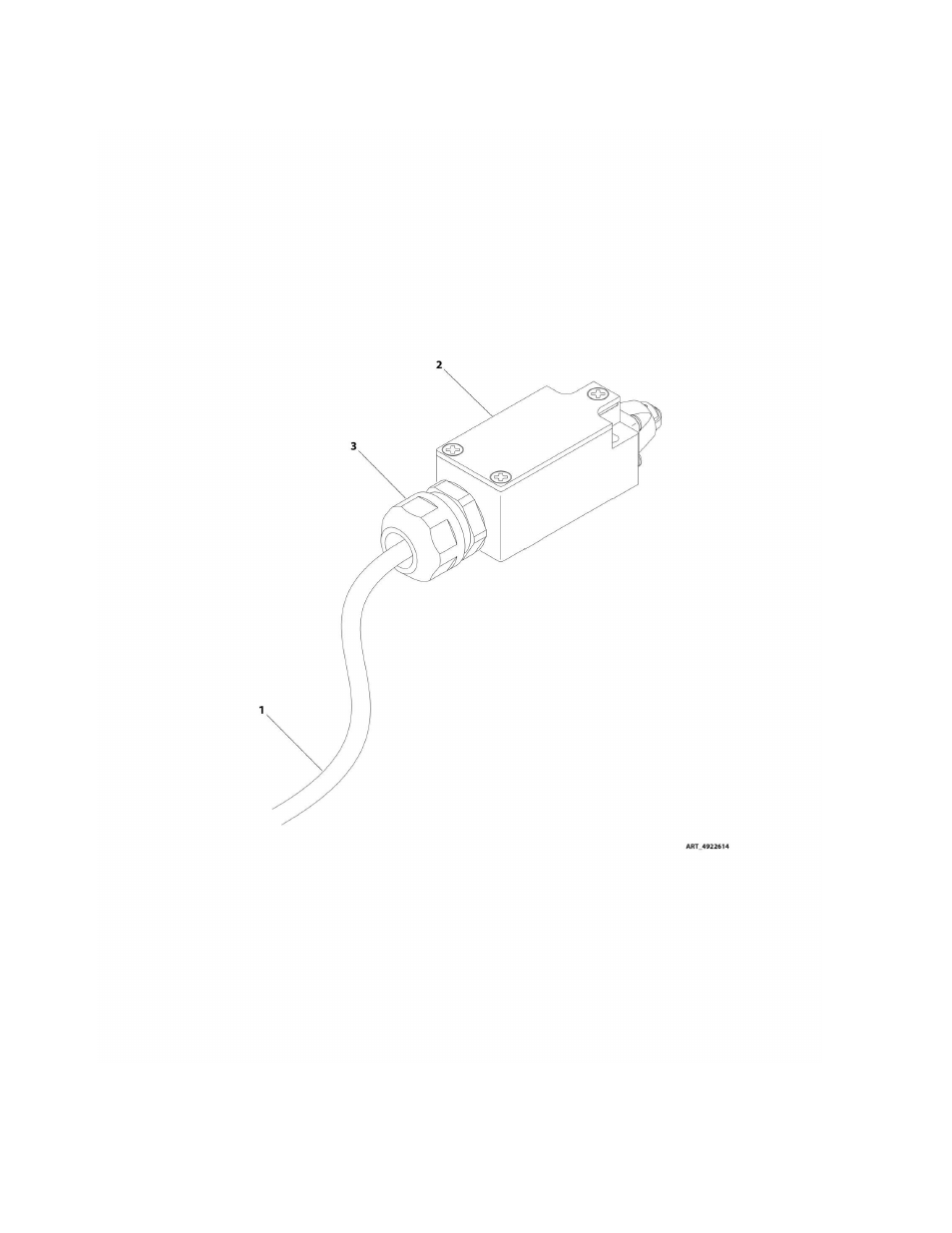 Figure 8-24. boom limit switch harness - lower | JLG M400 Parts Manual User Manual | Page 368 / 502