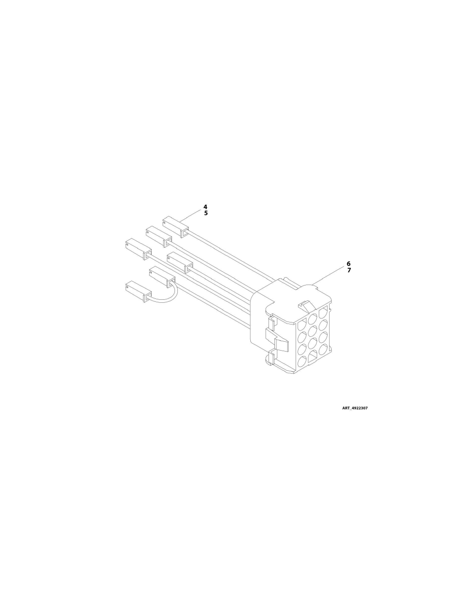 Figure 8-26. jib harness - ajp models only | JLG M400 Parts Manual User Manual | Page 372 / 502