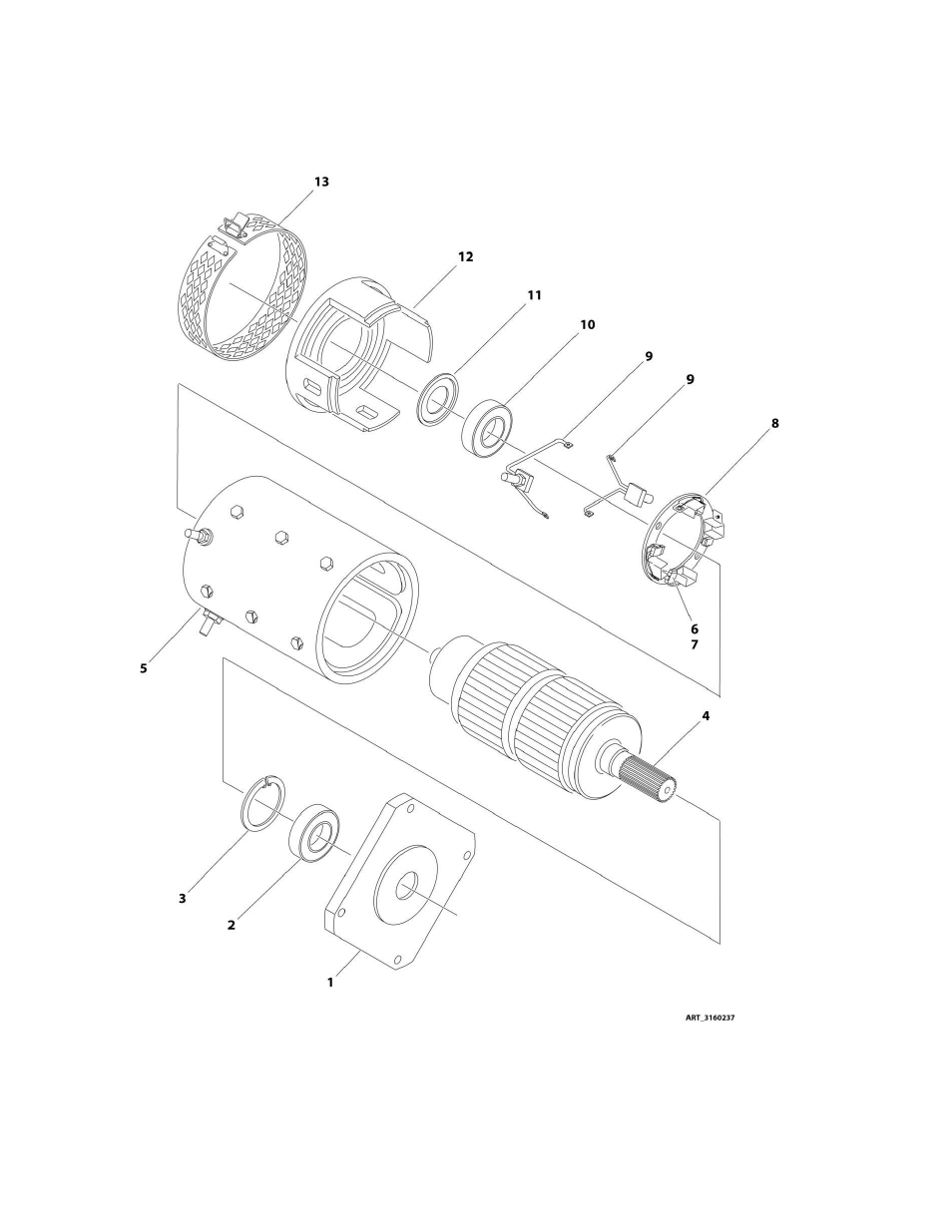 Figure 1-11. drive motor assembly | JLG M400 Parts Manual User Manual | Page 40 / 502