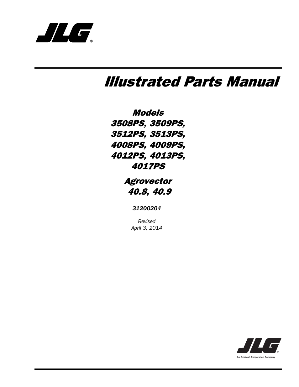 JLG 3508PS User Manual | 520 pages