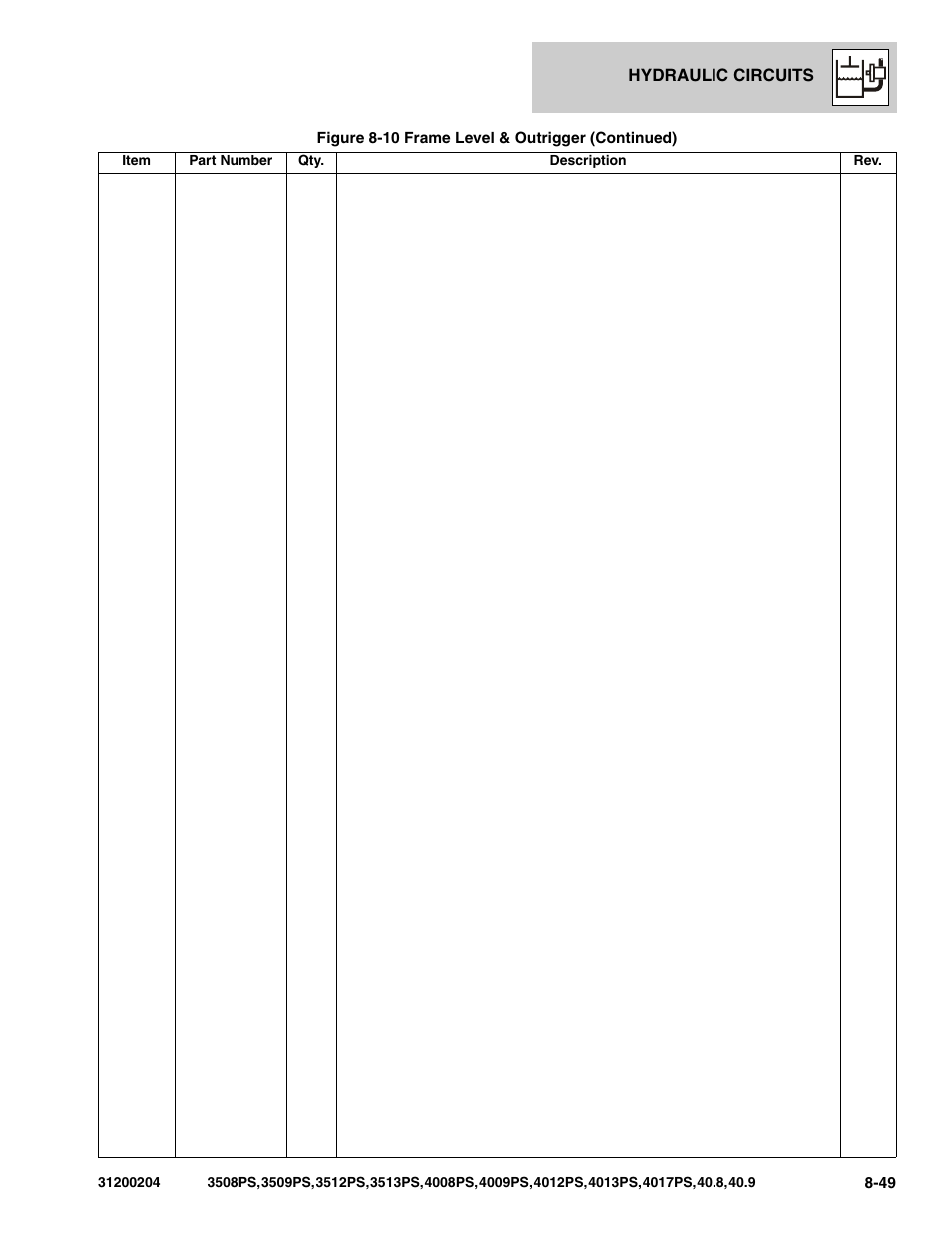 JLG 3508PS User Manual | Page 323 / 520