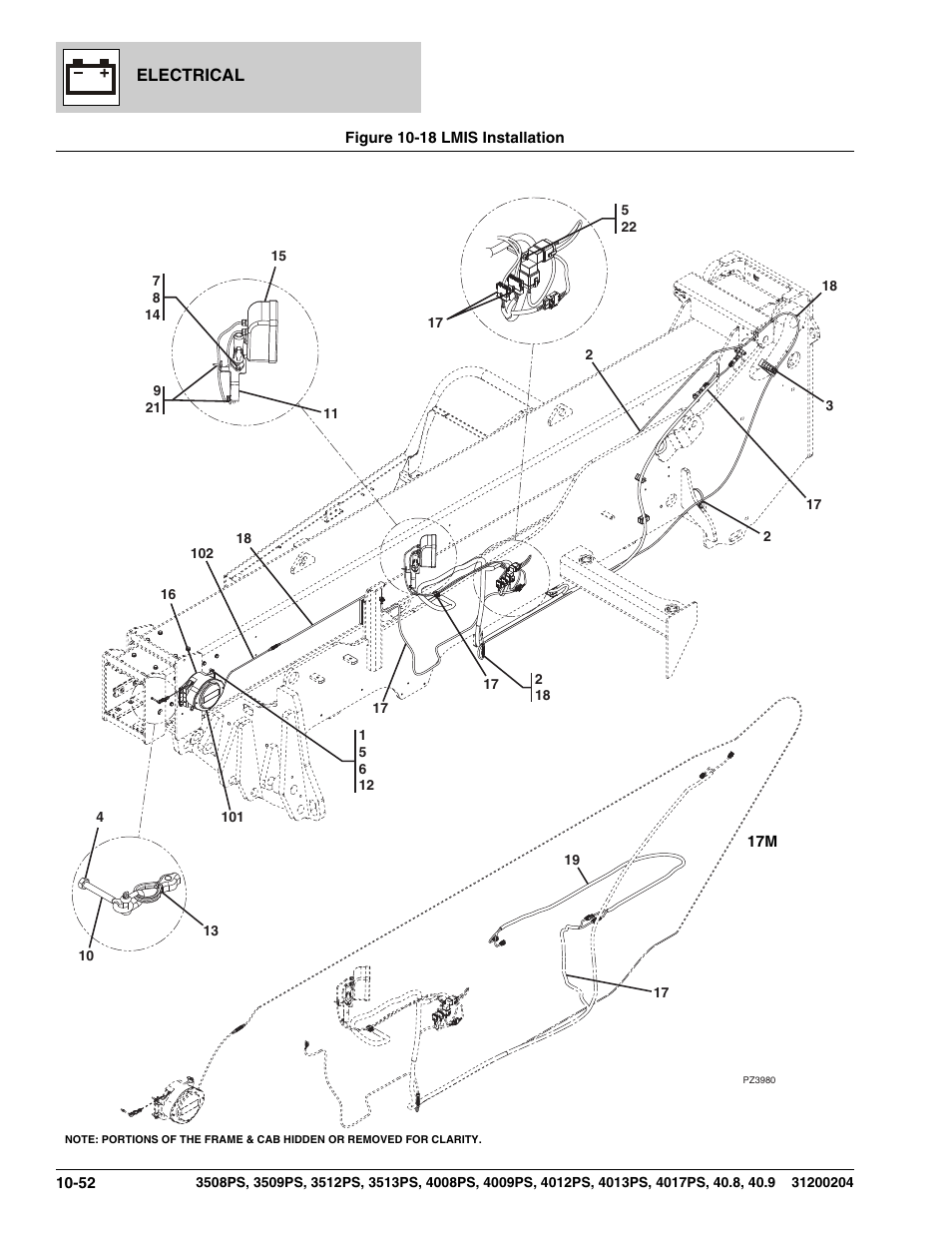 Figure 10-18 lmis installation, Lmis installation -52 | JLG 3508PS User Manual | Page 458 / 520