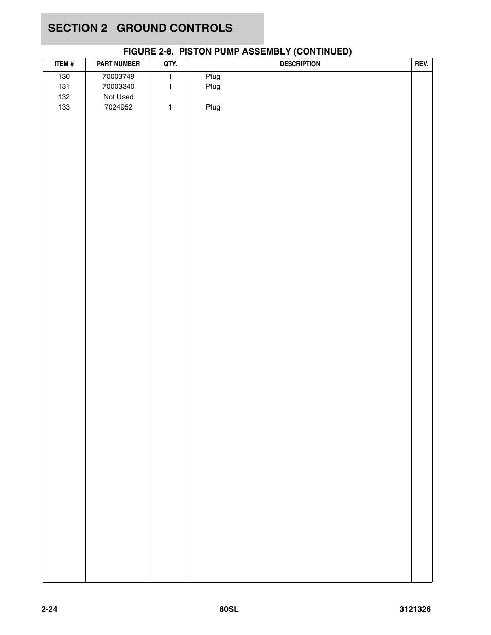 JLG 80SL Parts Manual User Manual | Page 48 / 144