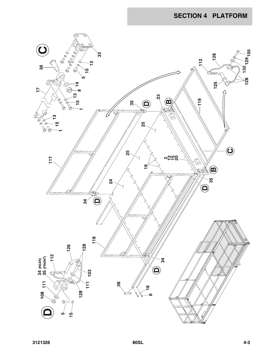 JLG 80SL Parts Manual User Manual | Page 63 / 144