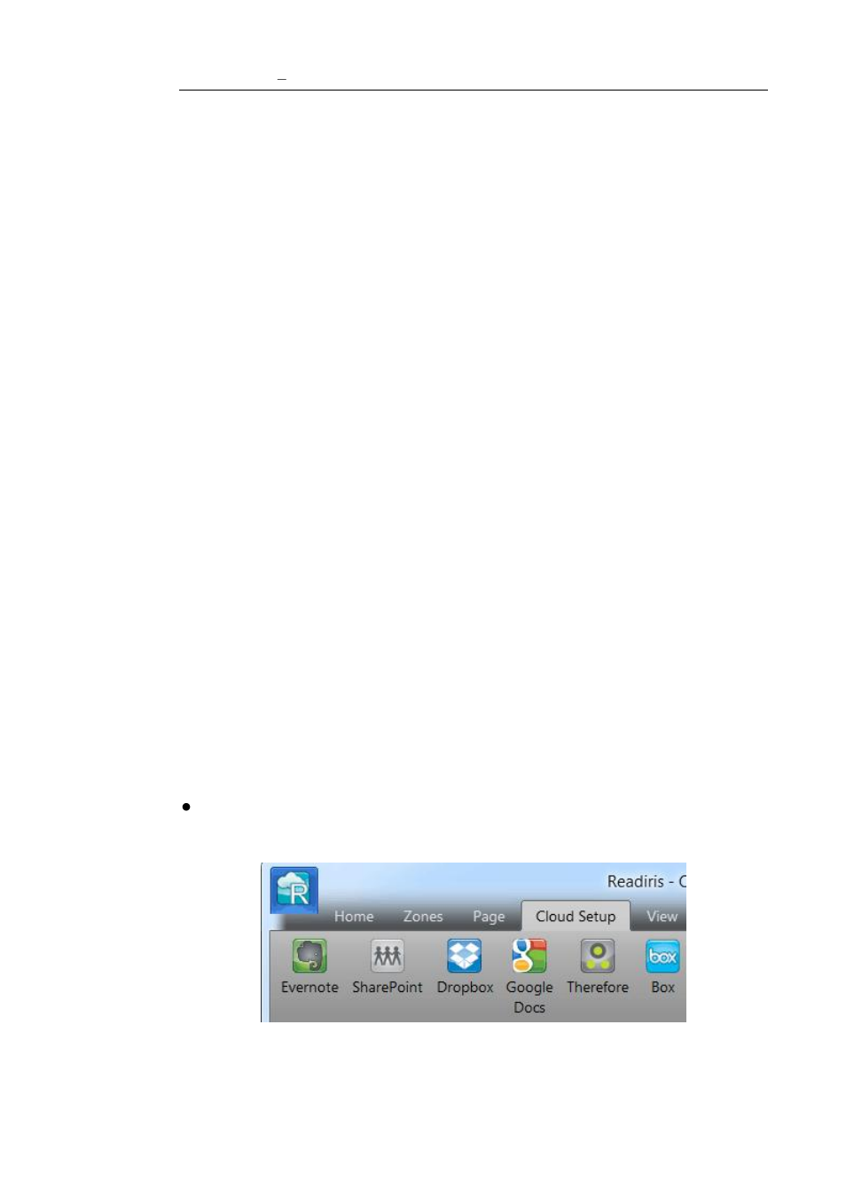 Section 10: sending documents to the cloud, And any cloud destinations, And sending documents to the cloud | Ection, Ending, Ocuments to the, Loud | I.R.I.S. Readiris 14 for Windows User Guide User Manual | Page 130 / 157
