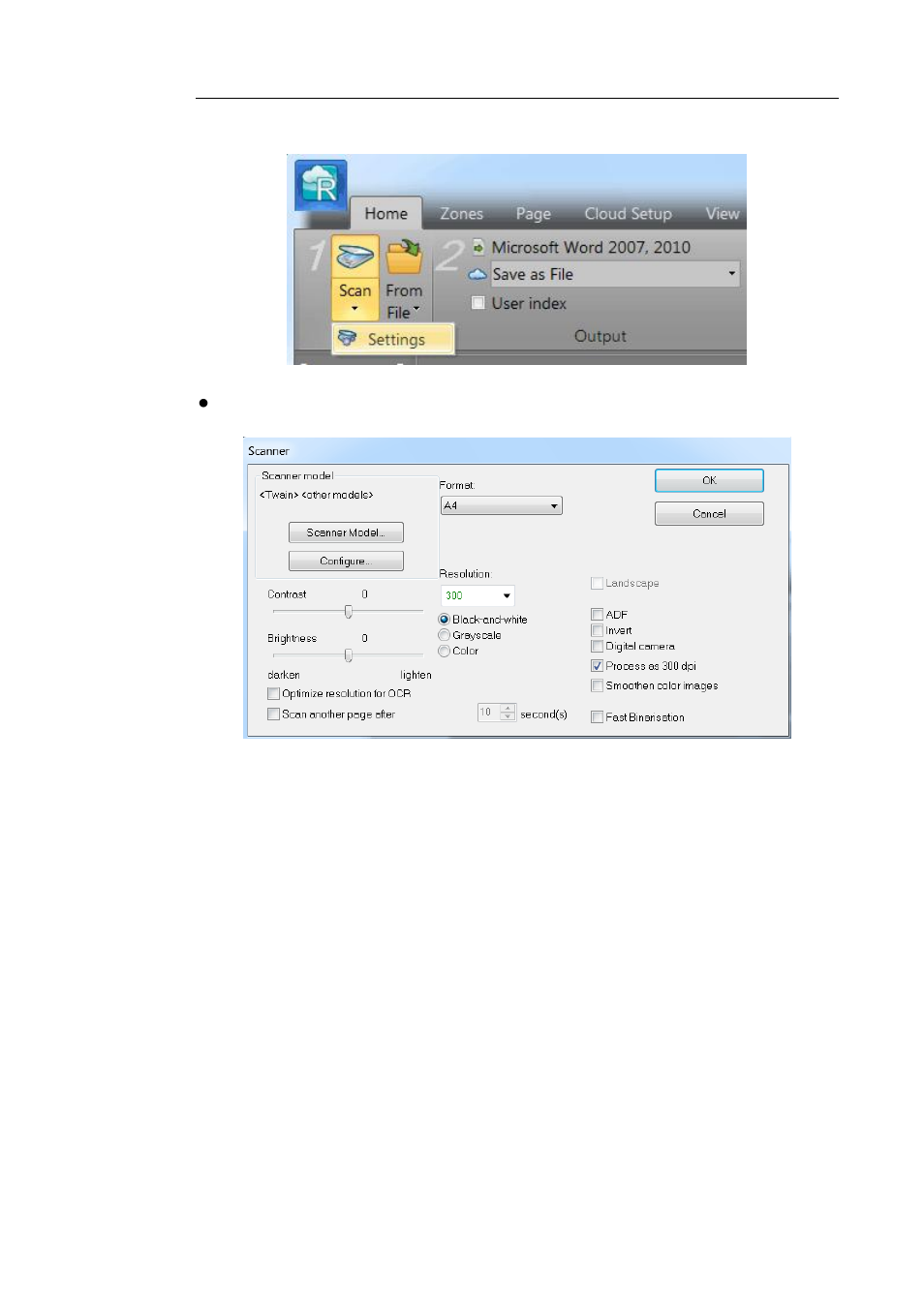 Scanner model | I.R.I.S. Readiris 14 for Windows User Guide User Manual | Page 57 / 157