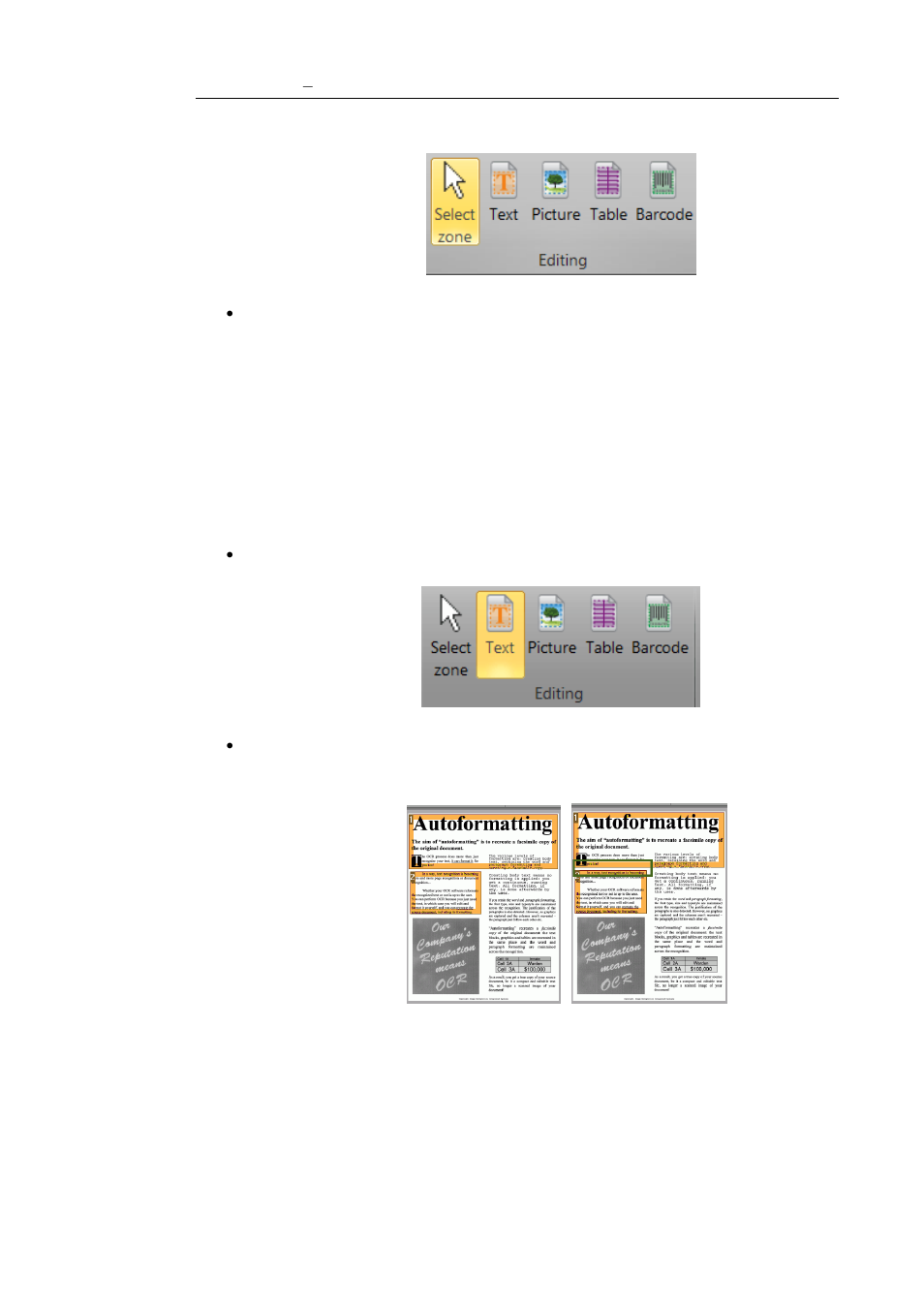 Connecting zones | I.R.I.S. Readiris 14 for Windows User Guide User Manual | Page 85 / 157