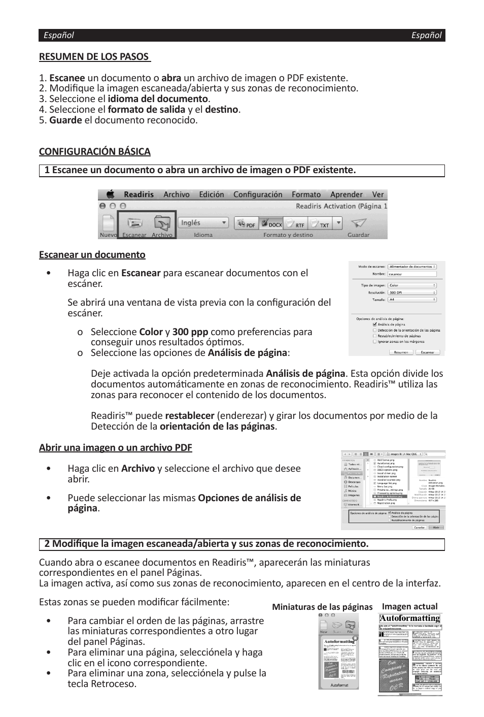 I.R.I.S. Readiris 14 for Windows for Mac Quick Start User Manual | Page 24 / 71