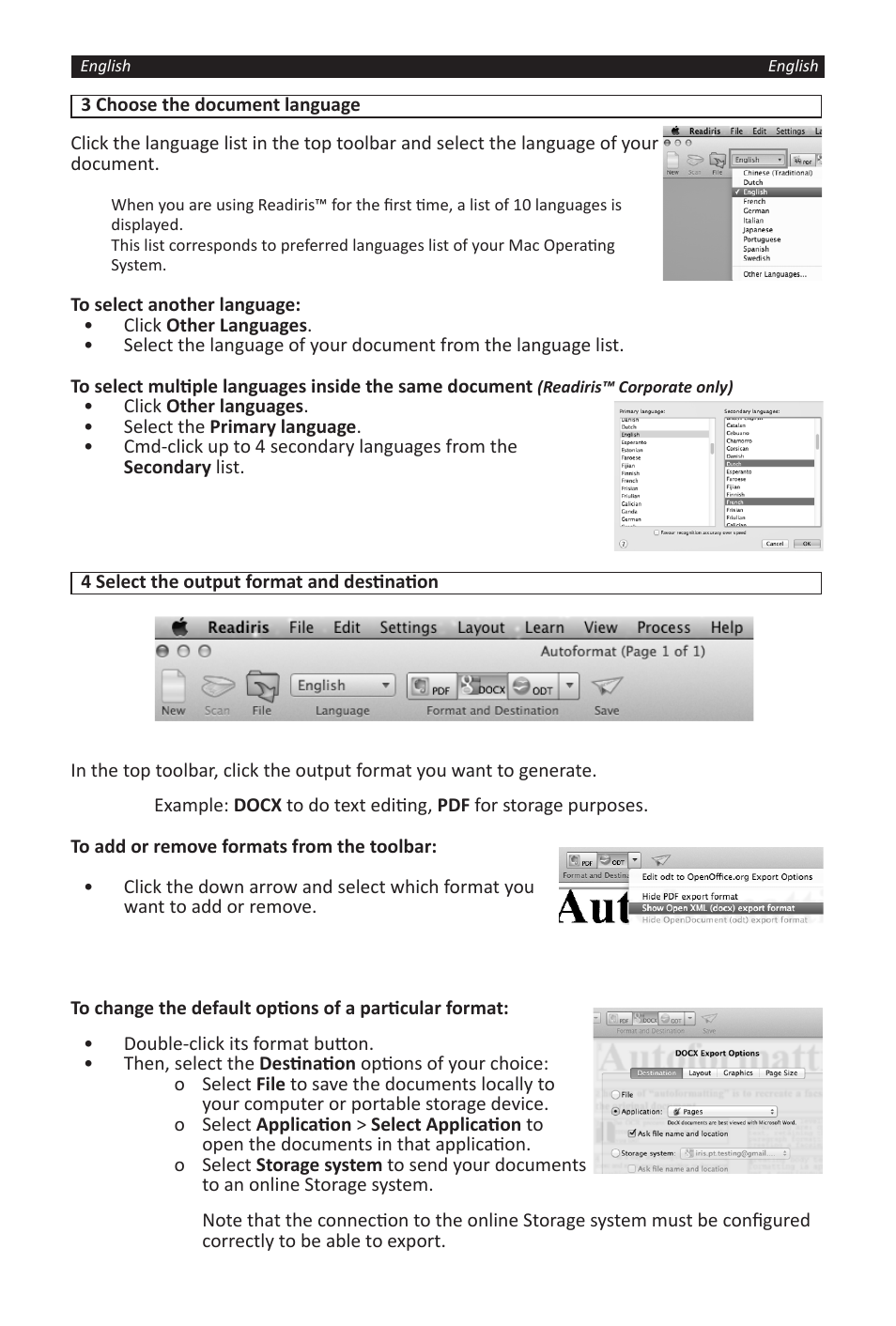 I.R.I.S. Readiris 14 for Windows for Mac Quick Start User Manual | Page 5 / 71