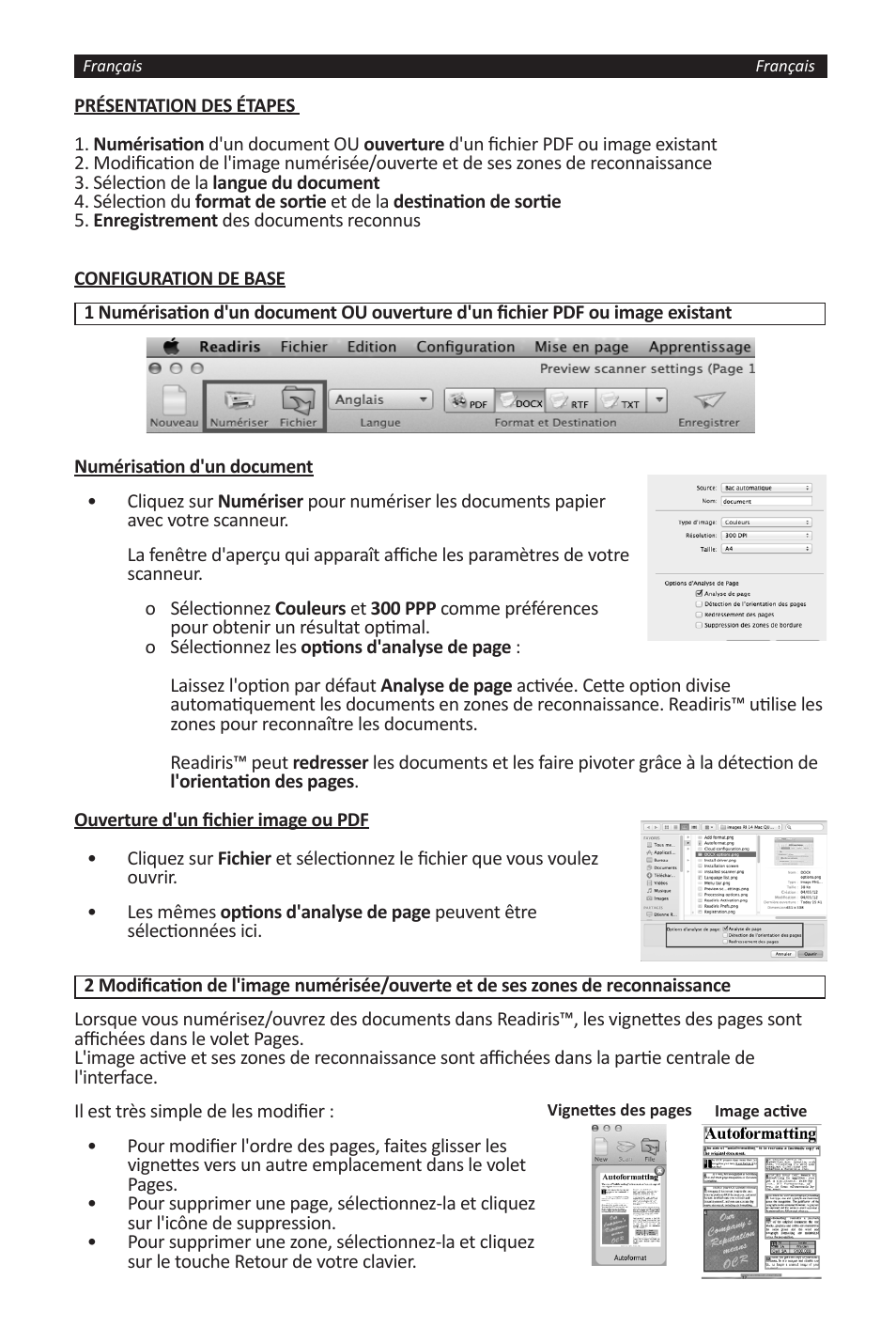 I.R.I.S. Readiris 14 for Windows for Mac Quick Start User Manual | Page 9 / 71