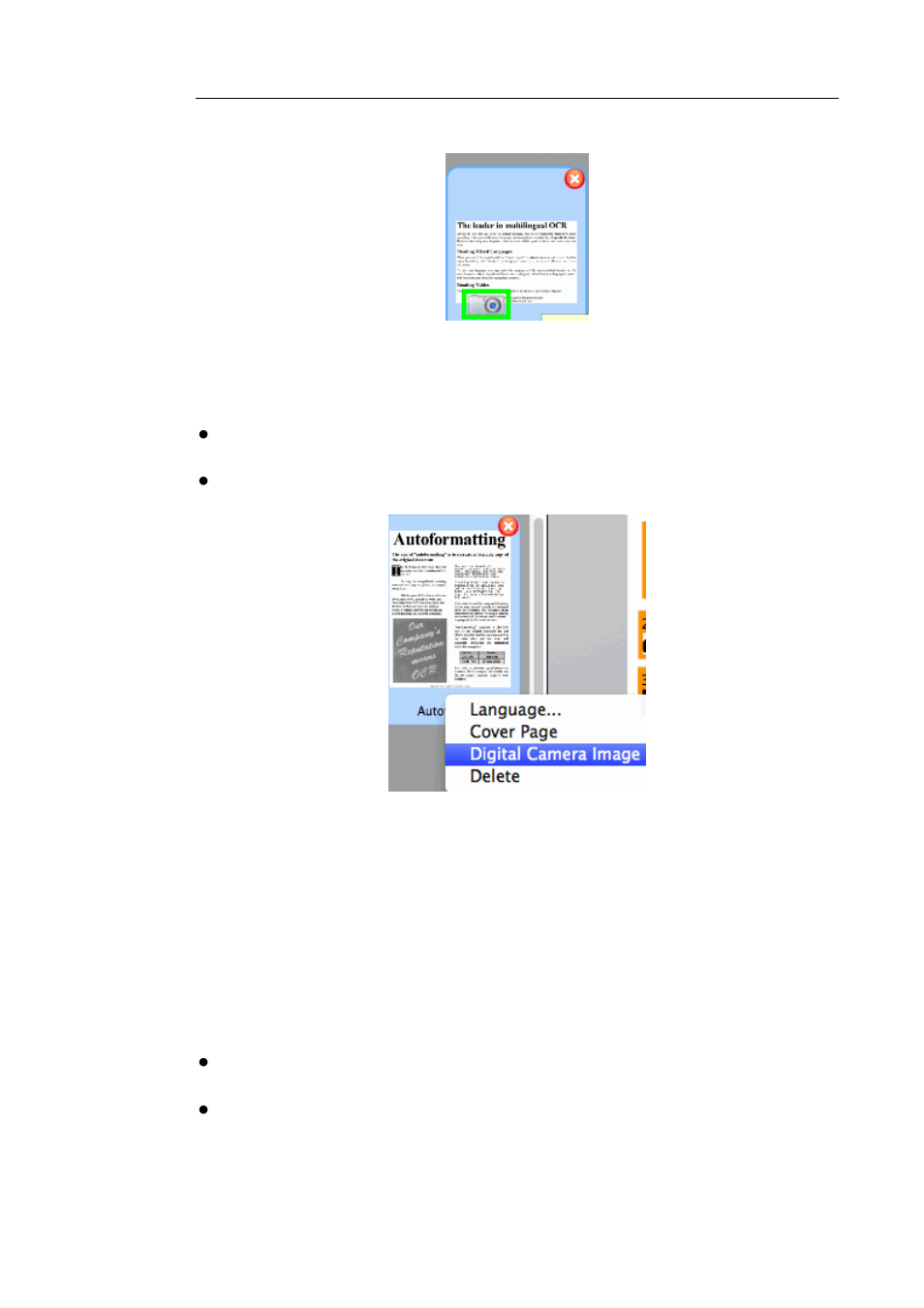 Deskewing digital camera images | I.R.I.S. Readiris 14 for Mac User Guide User Manual | Page 126 / 139