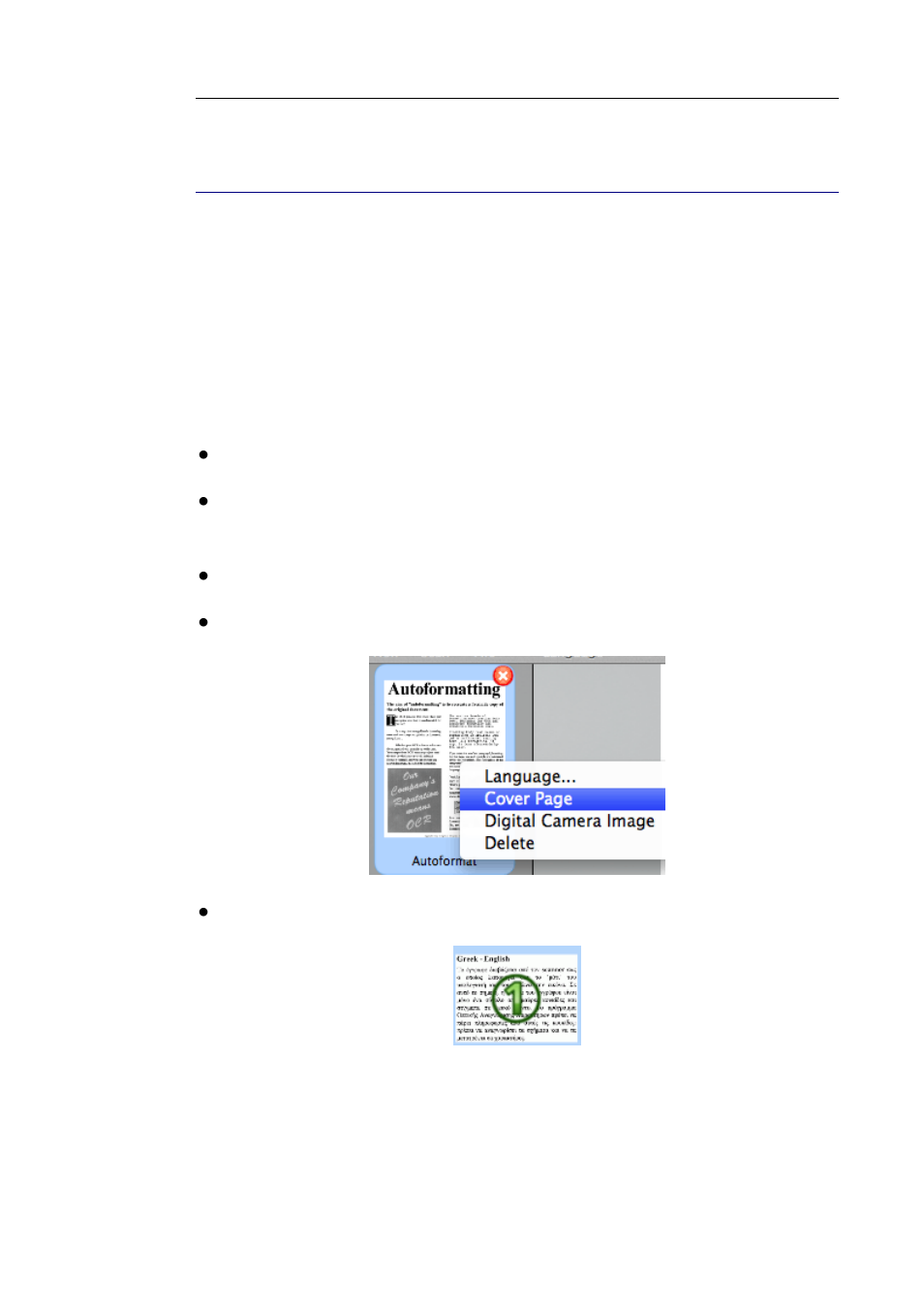 How to separate batches of image files | I.R.I.S. Readiris 14 for Mac User Guide User Manual | Page 132 / 139