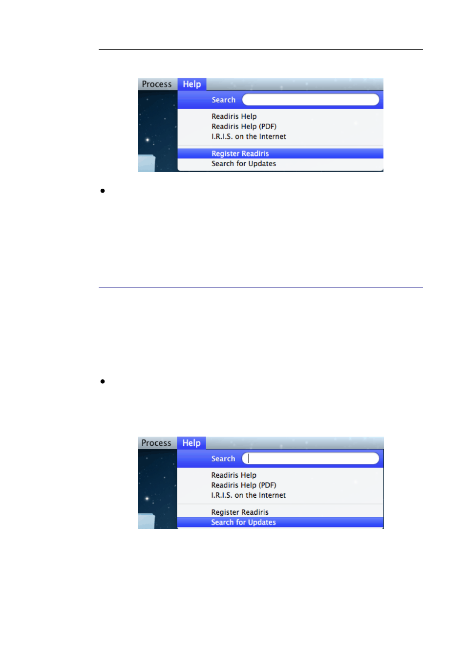 Check for updates | I.R.I.S. Readiris 14 for Mac User Guide User Manual | Page 17 / 139