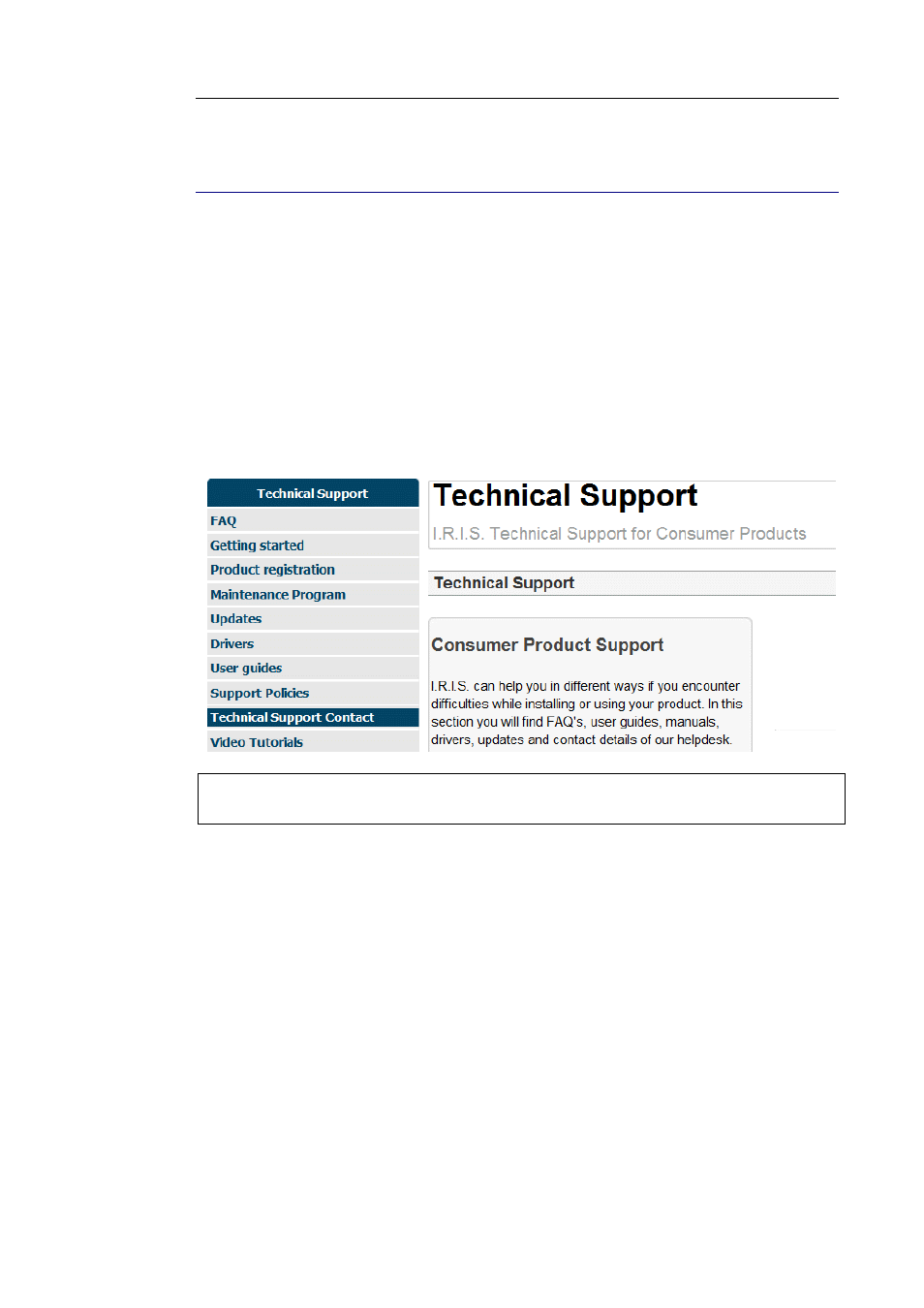 Technical support | I.R.I.S. Readiris 14 for Mac User Guide User Manual | Page 19 / 139