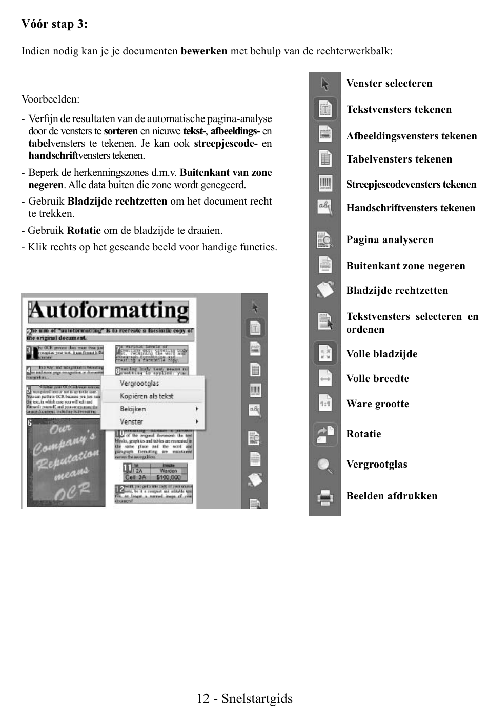 12 - snelstartgids | I.R.I.S. Readiris Corporate 12 for Windows Quick Start User Manual | Page 12 / 74