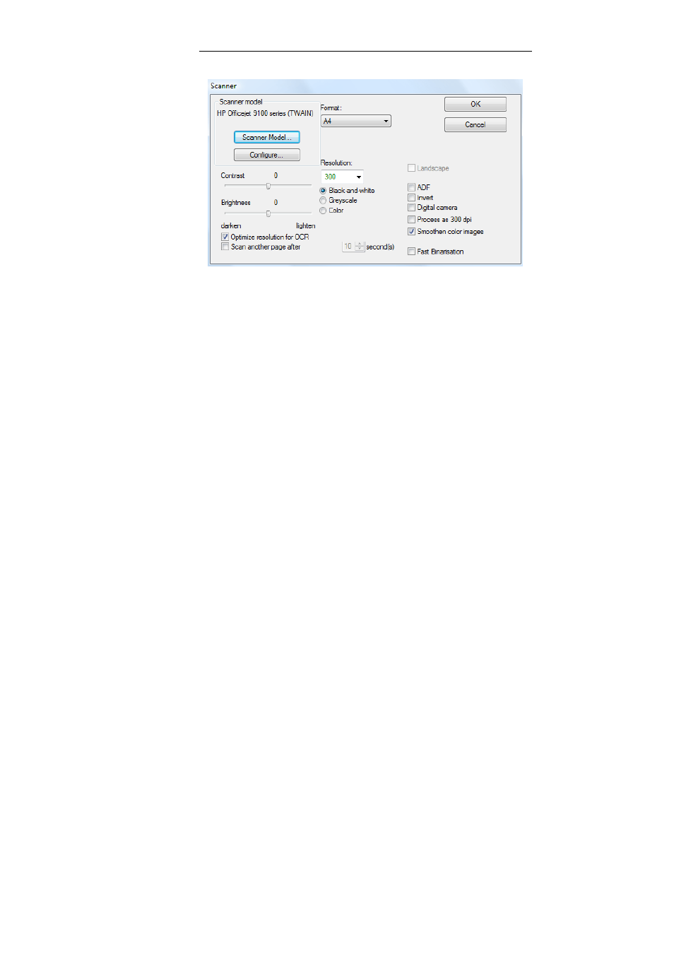 Format and resolution, Color mode, Contrast-brightness | Optimizing resolution for ocr | I.R.I.S. Readiris Corporate 12 for Windows User Guide User Manual | Page 38 / 130