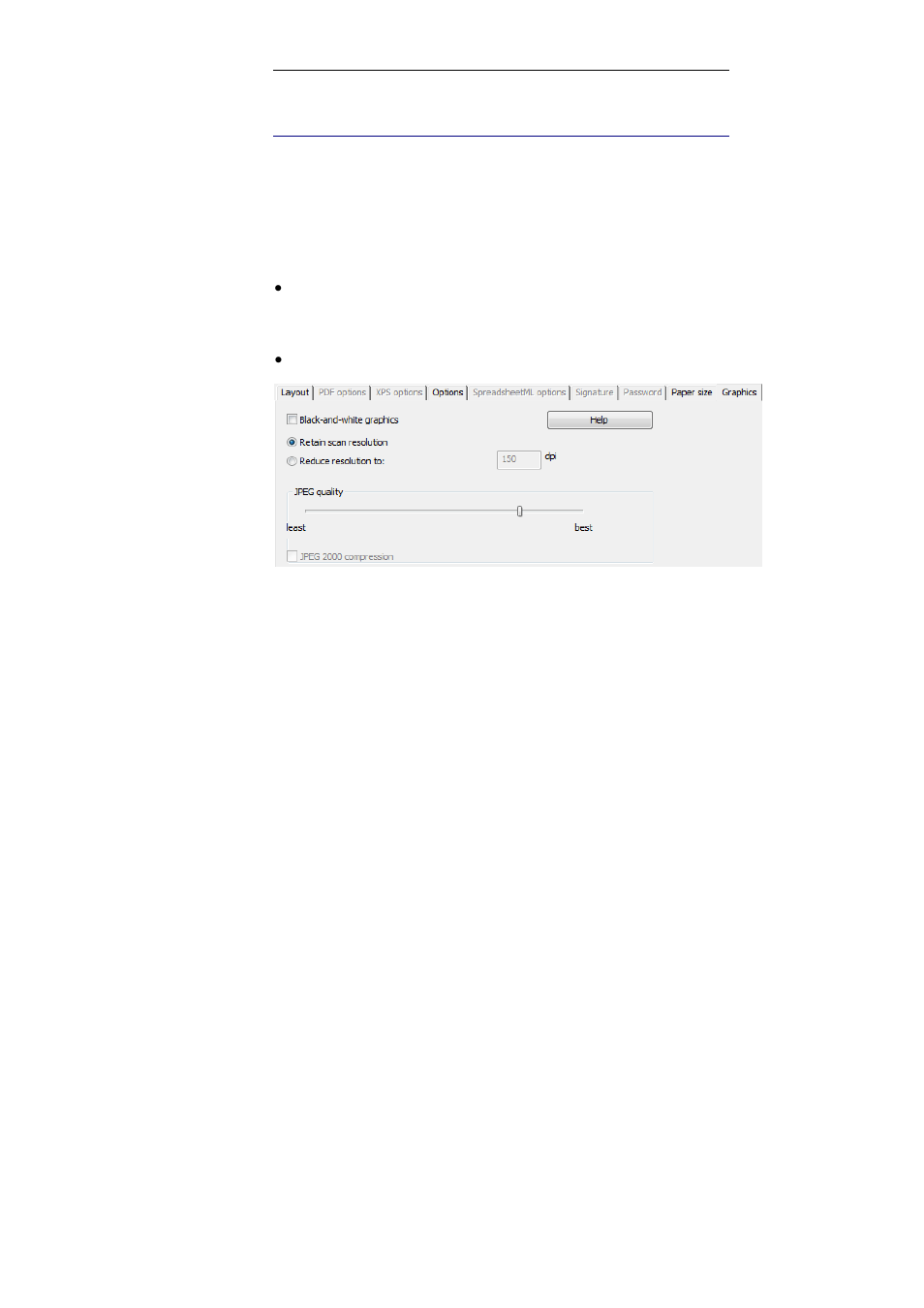 Selecting the graphics options, Color mode, Resolution | I.R.I.S. Readiris Corporate 12 for Windows User Guide User Manual | Page 95 / 130