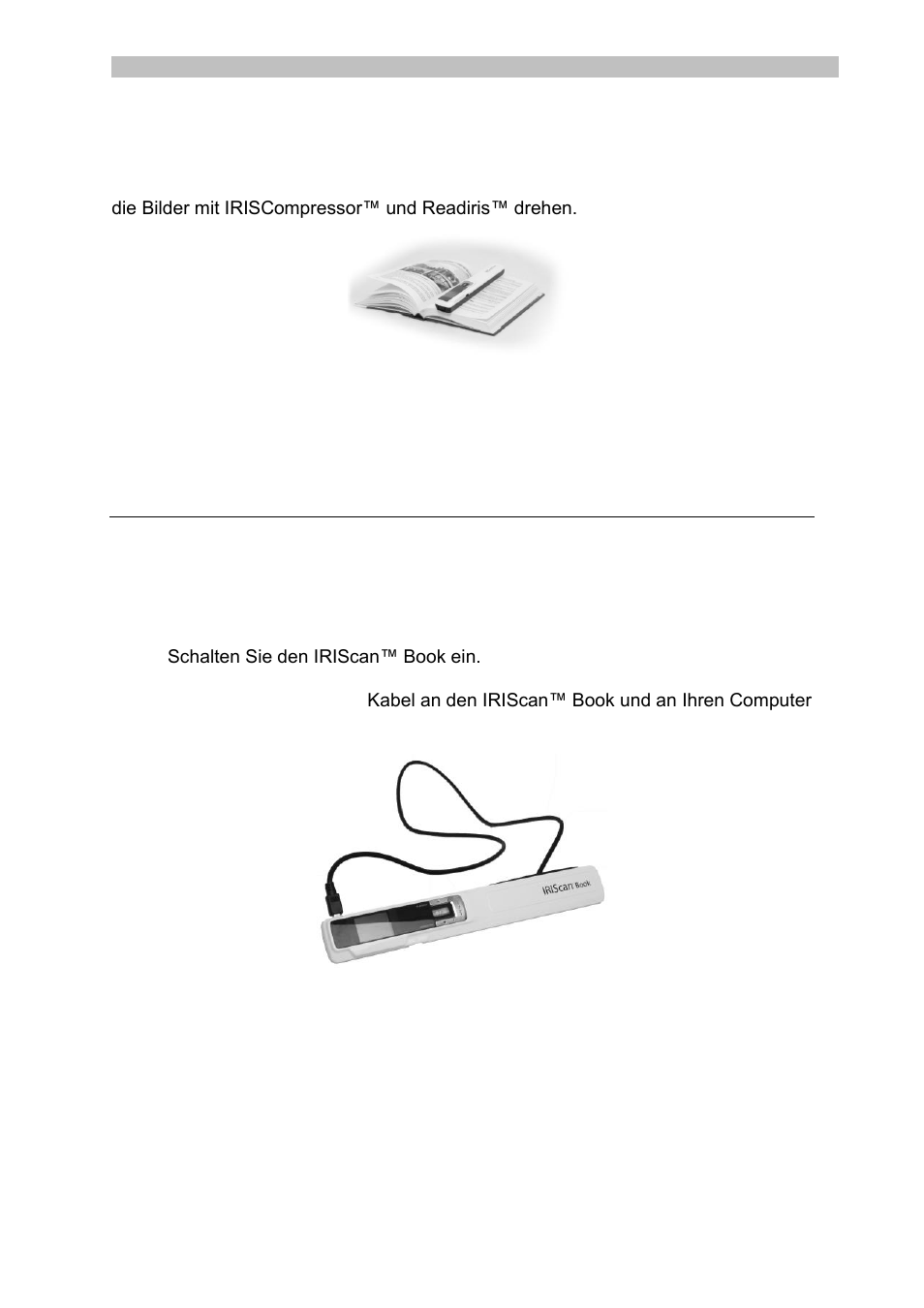 Mit dem mini-usb-kabel (windows und mac os) | I.R.I.S. IRISCan Book 3 User Manual | Page 45 / 201