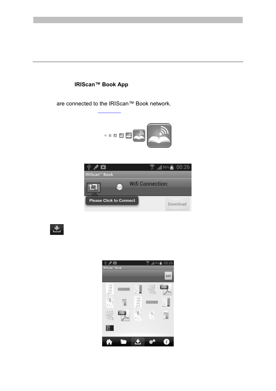 Download and edit documents in the iriscan, Book app | I.R.I.S. IRISCan Book Executive User Manual | Page 11 / 312