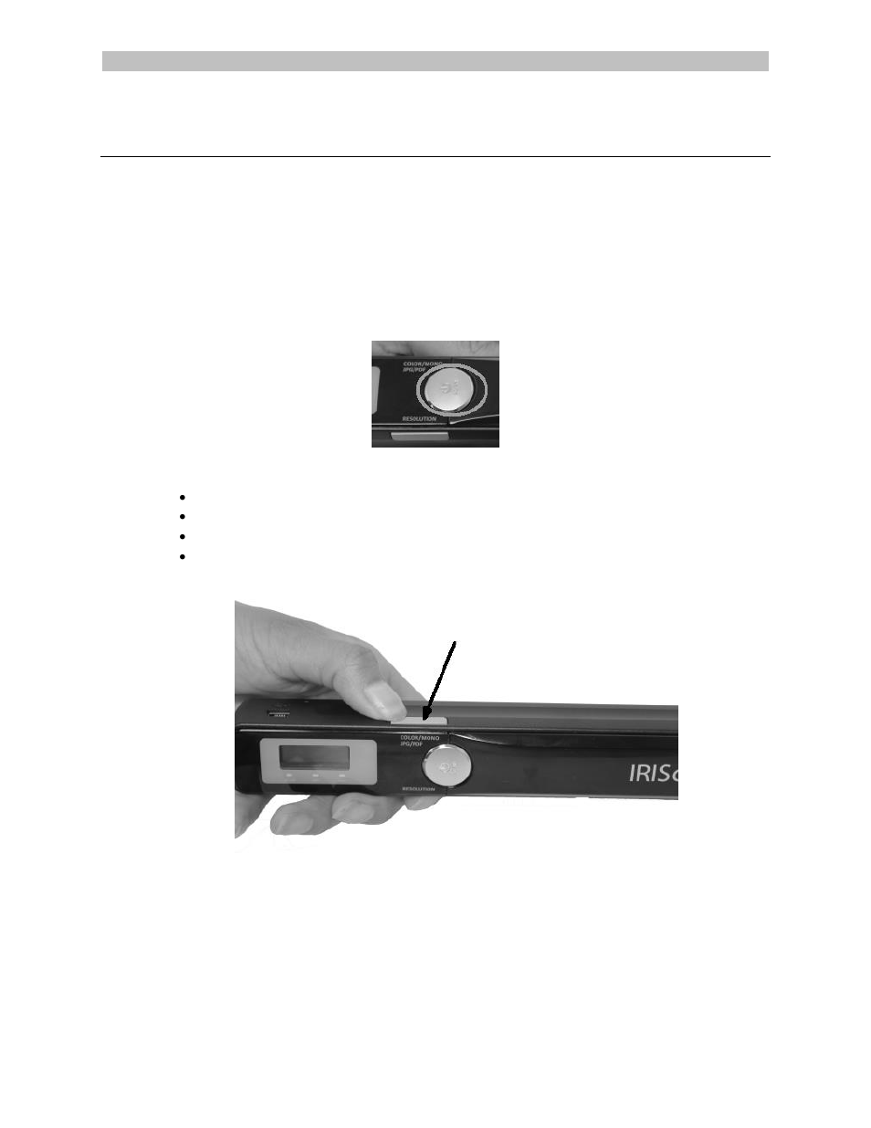 Escolher as configurações do scanner, Configurações do scanner | I.R.I.S. IRISCan Book Executive User Manual | Page 120 / 312