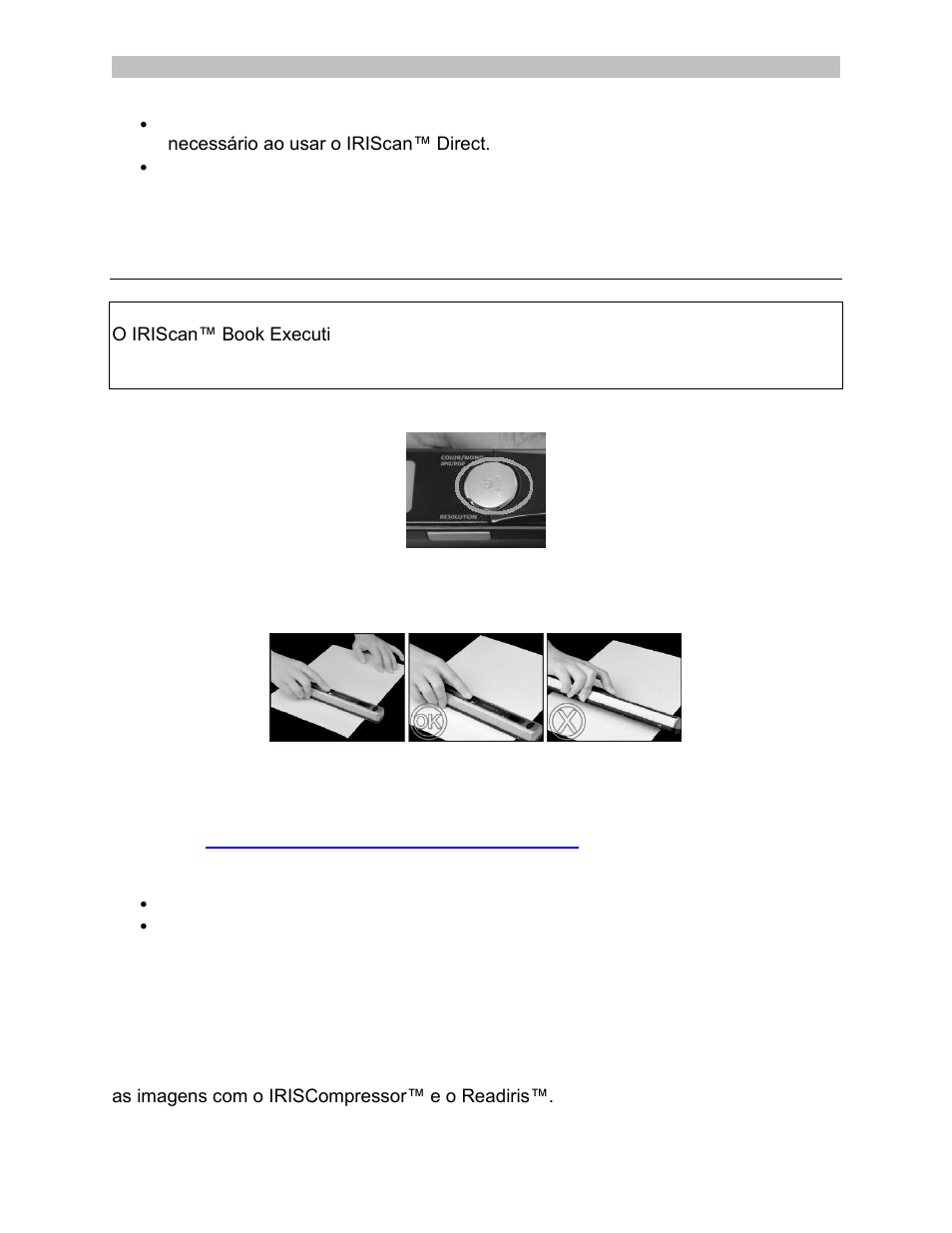 Digitalizar documentos | I.R.I.S. IRISCan Book Executive User Manual | Page 122 / 312
