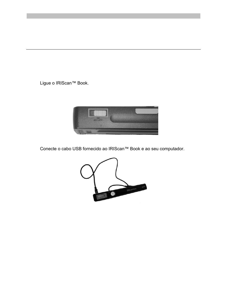 Transferir documentos para o seu computador/tablet, Usar o cabo mini usb (windows e mac) | I.R.I.S. IRISCan Book Executive User Manual | Page 124 / 312