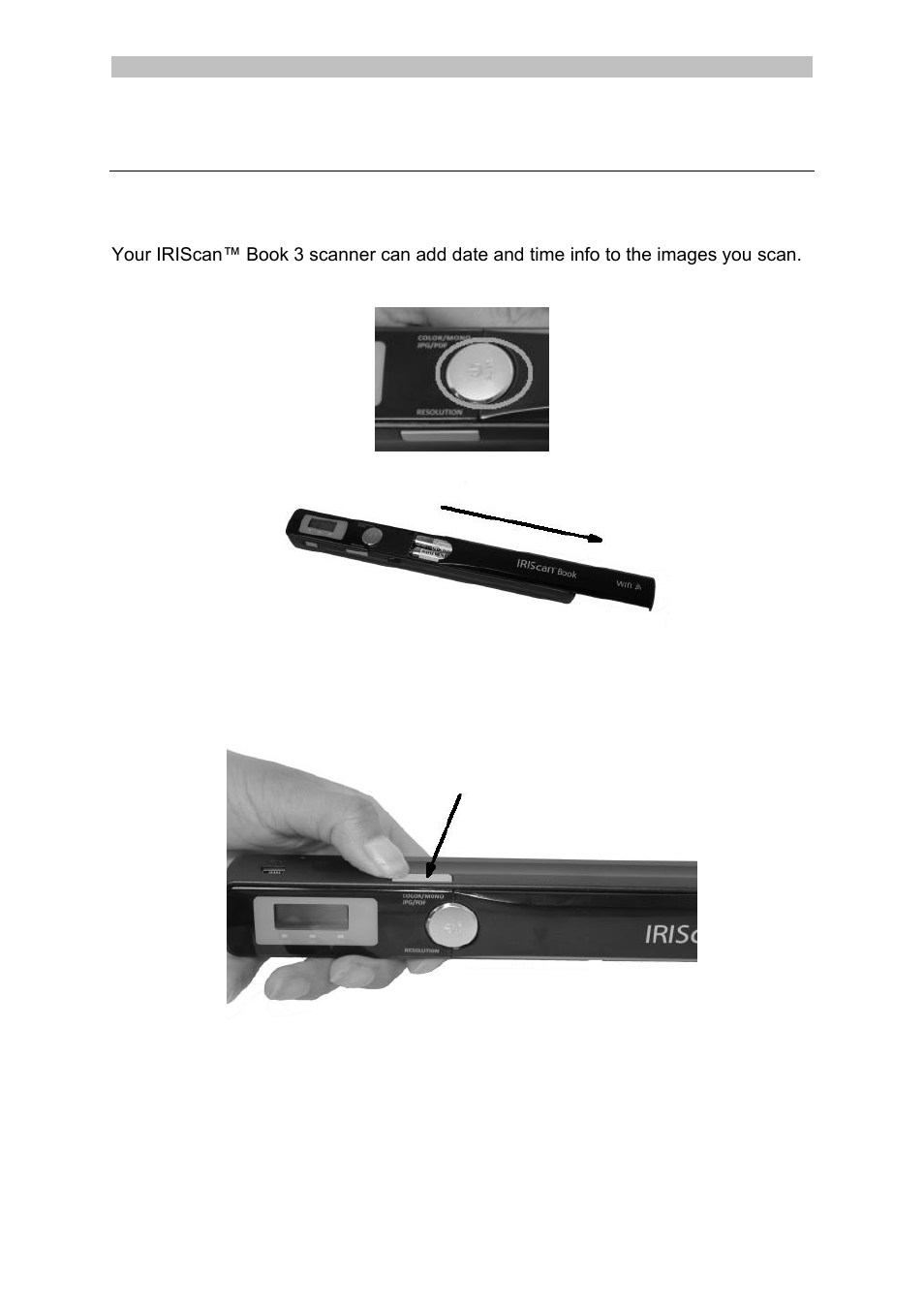 Tips, Adding date and time info to your scans | I.R.I.S. IRISCan Book Executive User Manual | Page 15 / 312