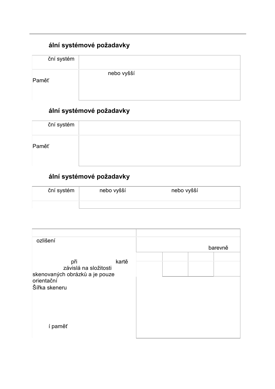 Technické informace | I.R.I.S. IRISCan Book Executive User Manual | Page 169 / 312